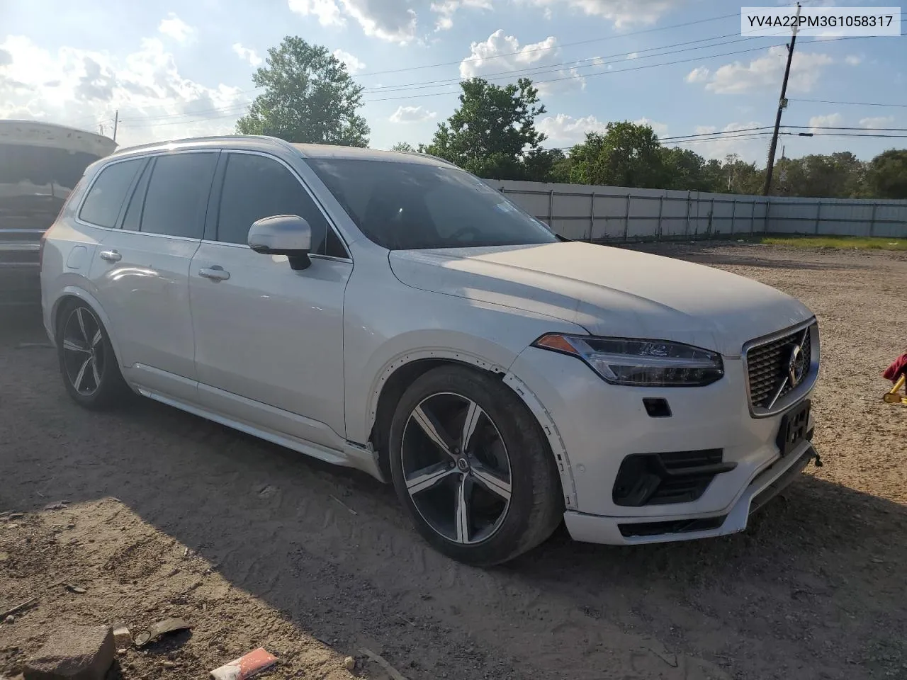 2016 Volvo Xc90 T6 VIN: YV4A22PM3G1058317 Lot: 72025734