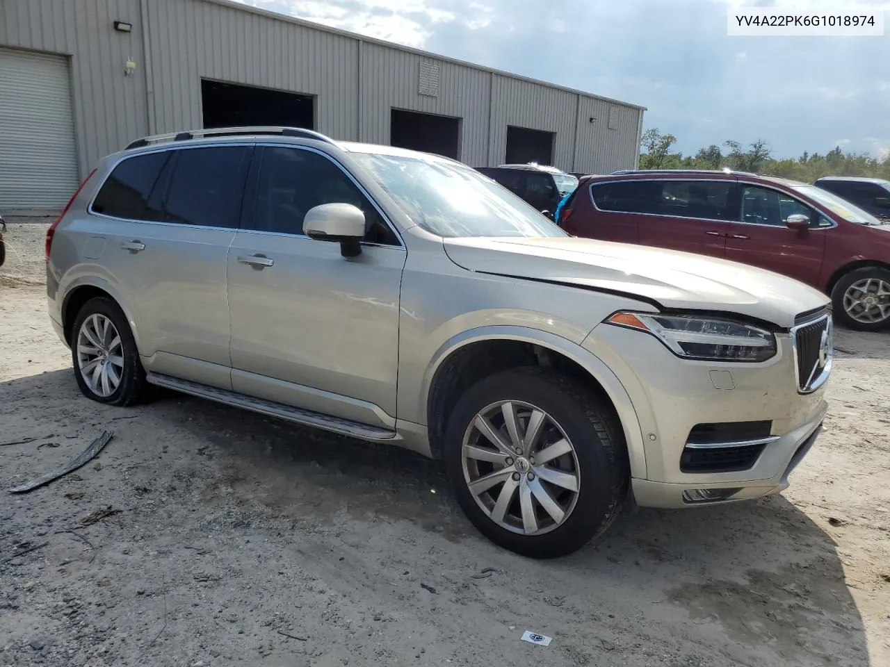 2016 Volvo Xc90 T6 VIN: YV4A22PK6G1018974 Lot: 72091574