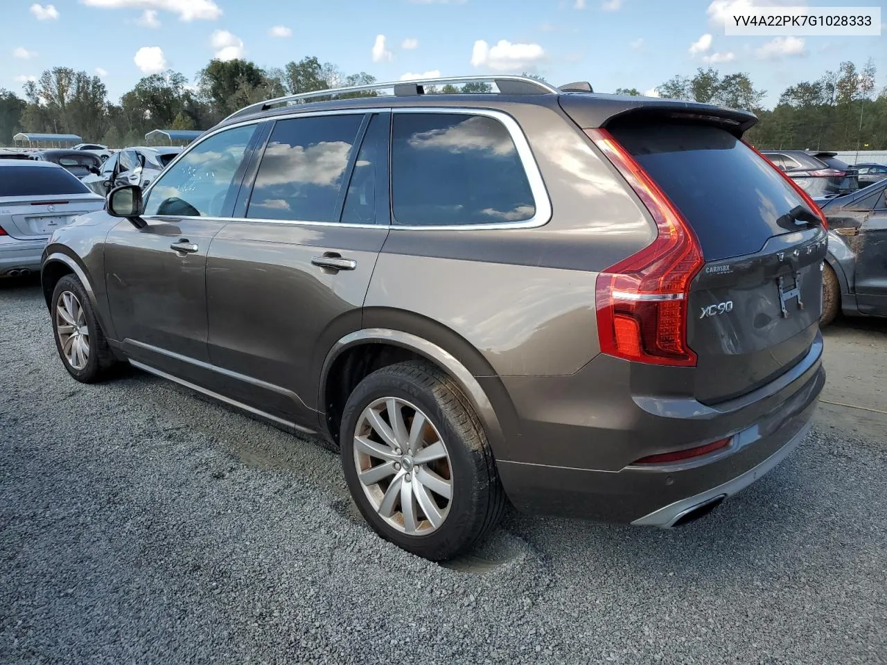 2016 Volvo Xc90 T6 VIN: YV4A22PK7G1028333 Lot: 74492434