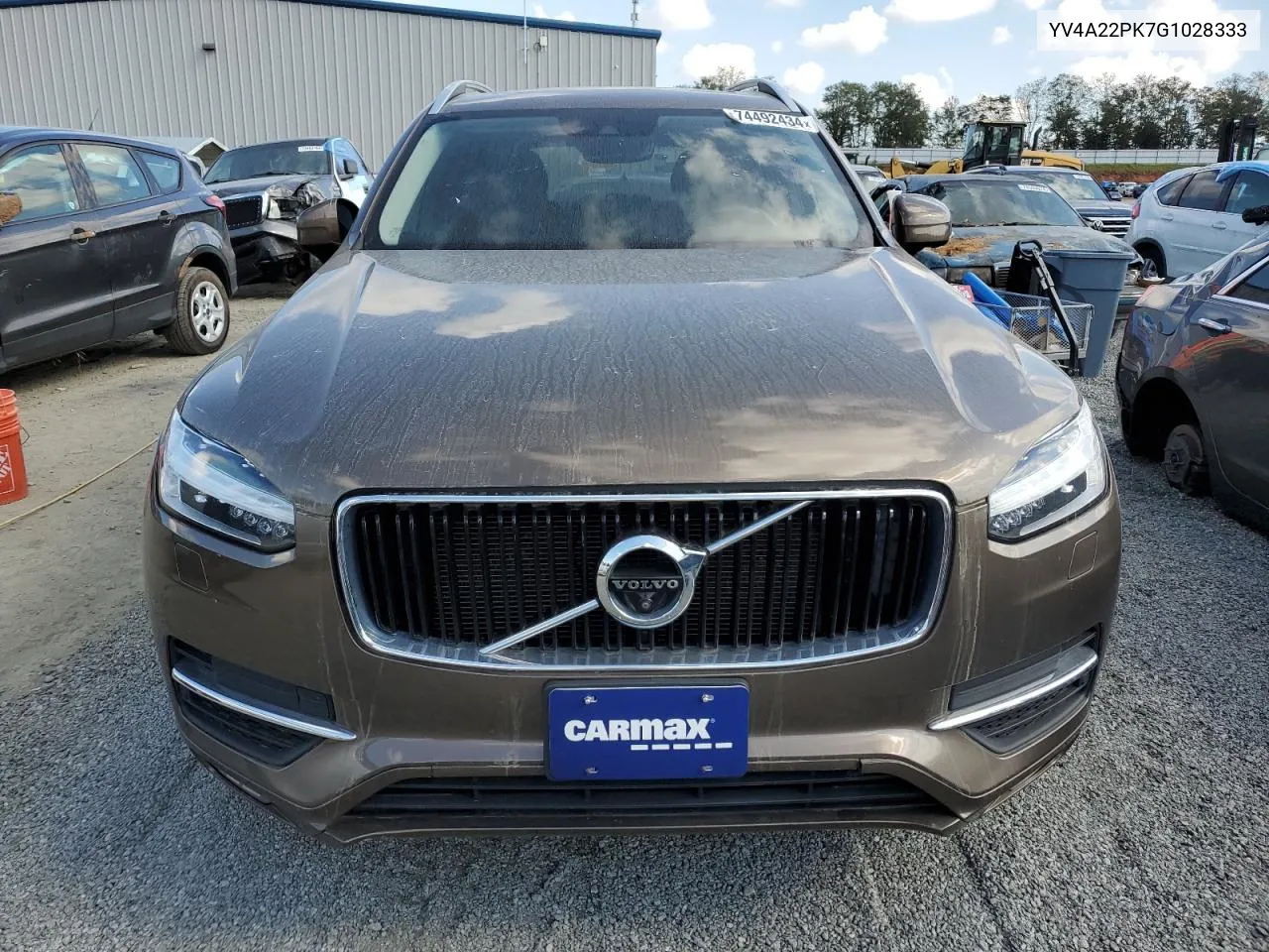 2016 Volvo Xc90 T6 VIN: YV4A22PK7G1028333 Lot: 74492434