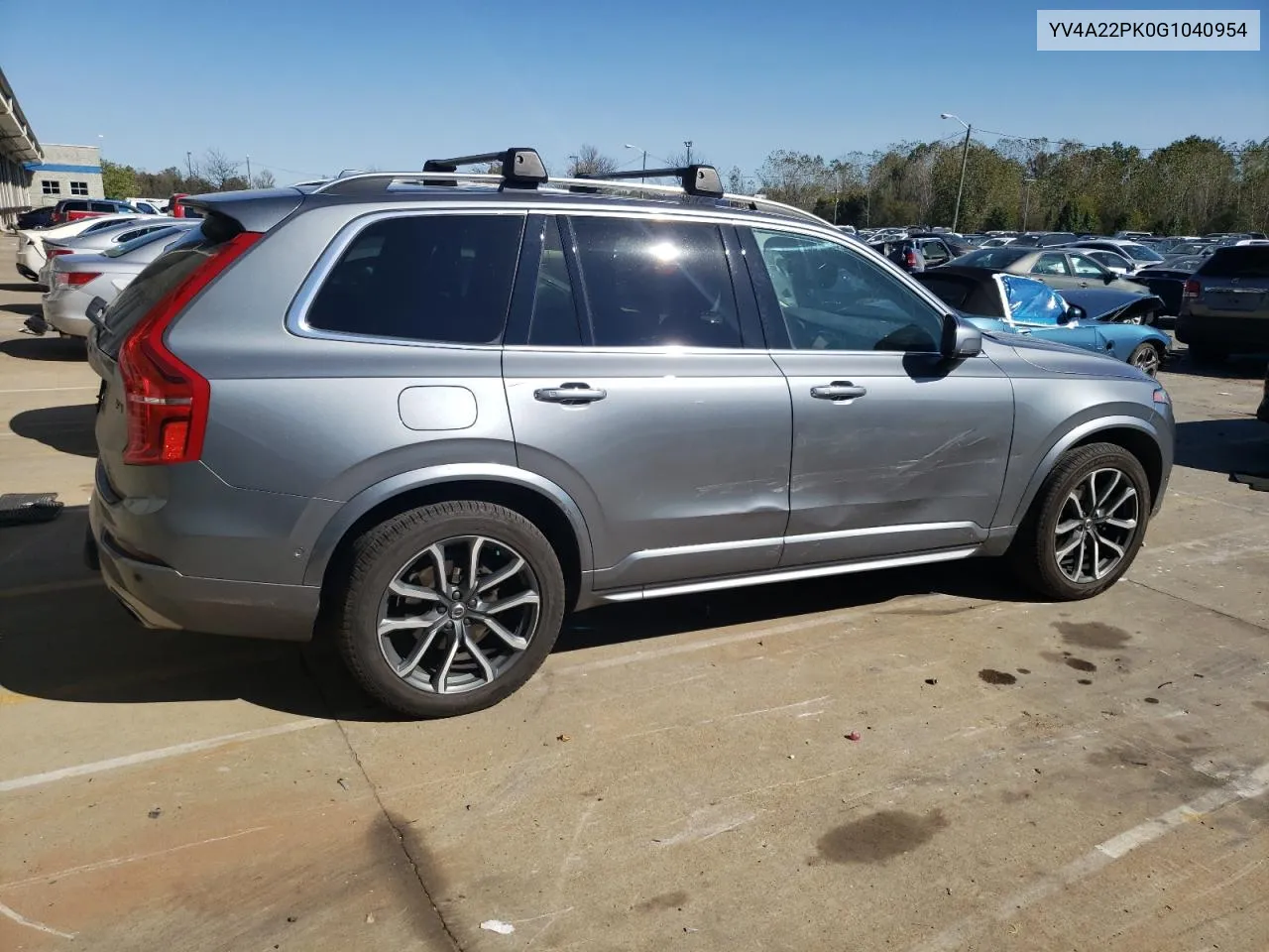 2016 Volvo Xc90 T6 VIN: YV4A22PK0G1040954 Lot: 76550344