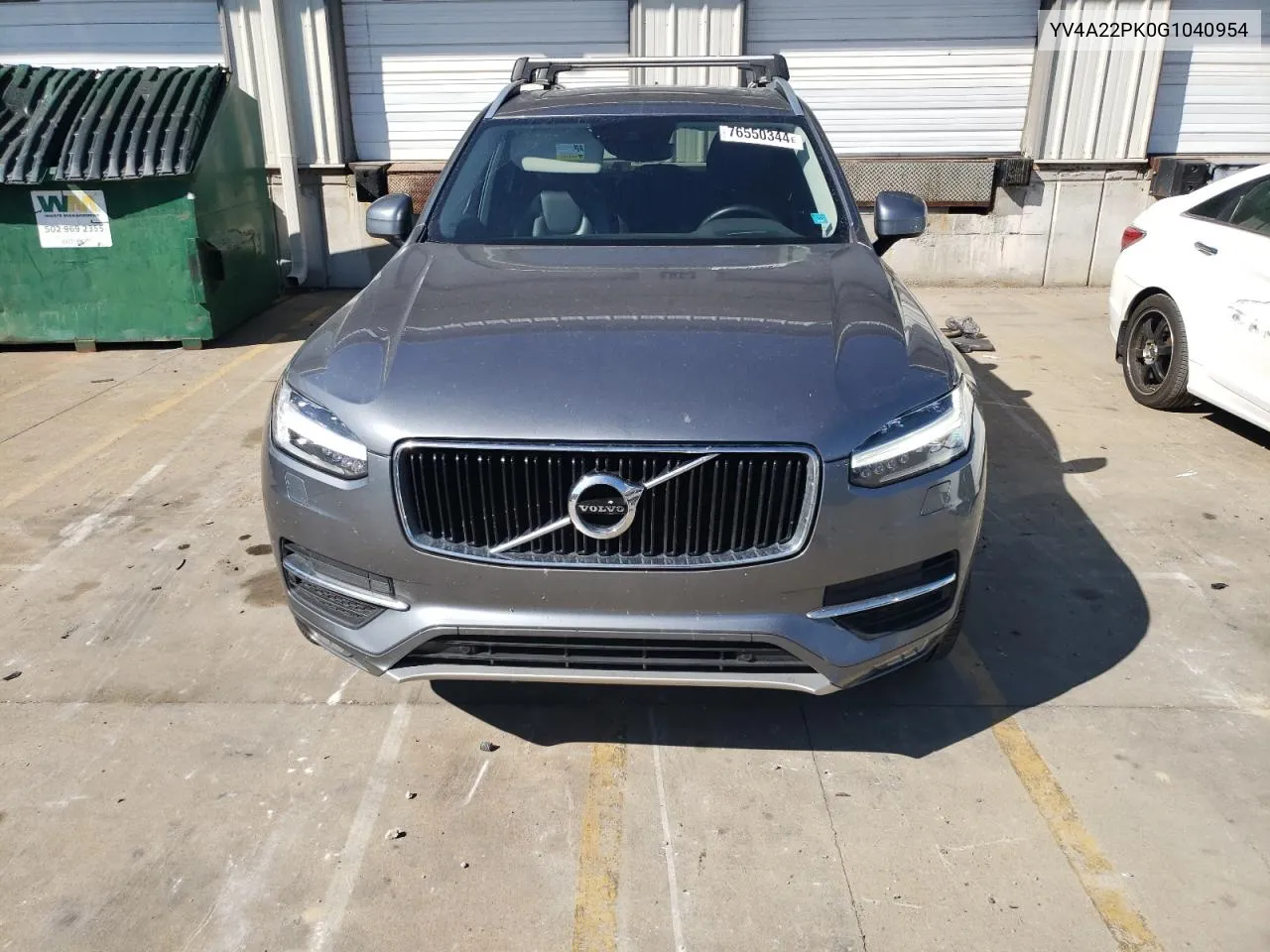 2016 Volvo Xc90 T6 VIN: YV4A22PK0G1040954 Lot: 76550344