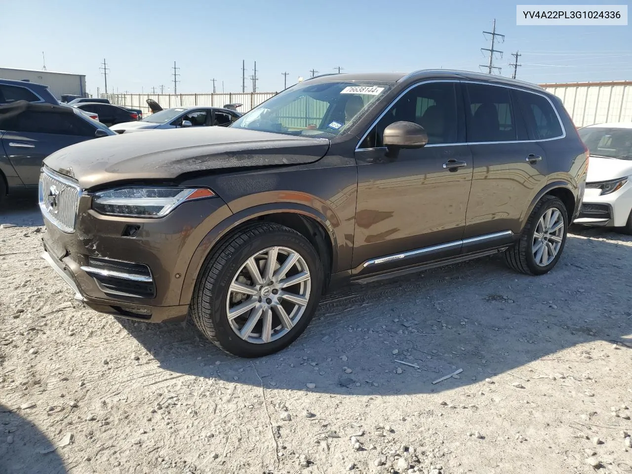 2016 Volvo Xc90 T6 VIN: YV4A22PL3G1024336 Lot: 76638144