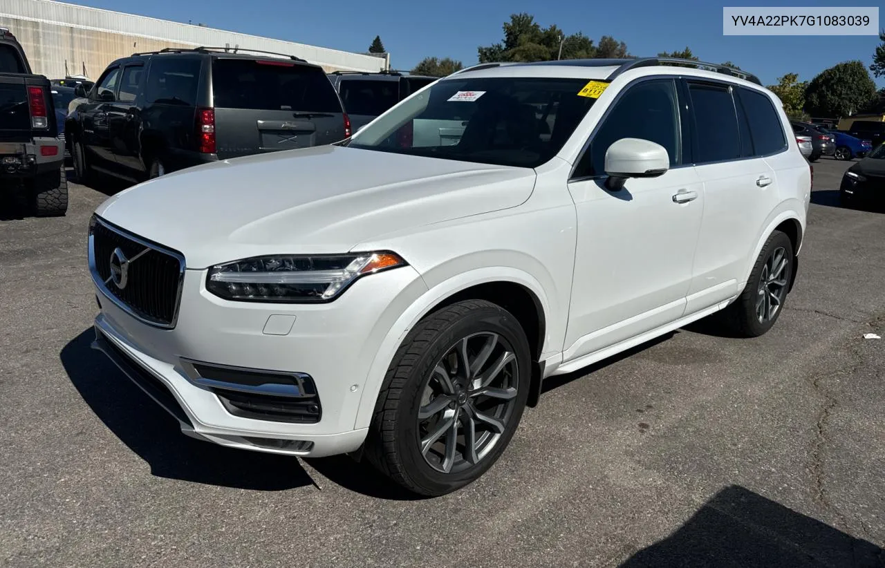 YV4A22PK7G1083039 2016 Volvo Xc90 T6