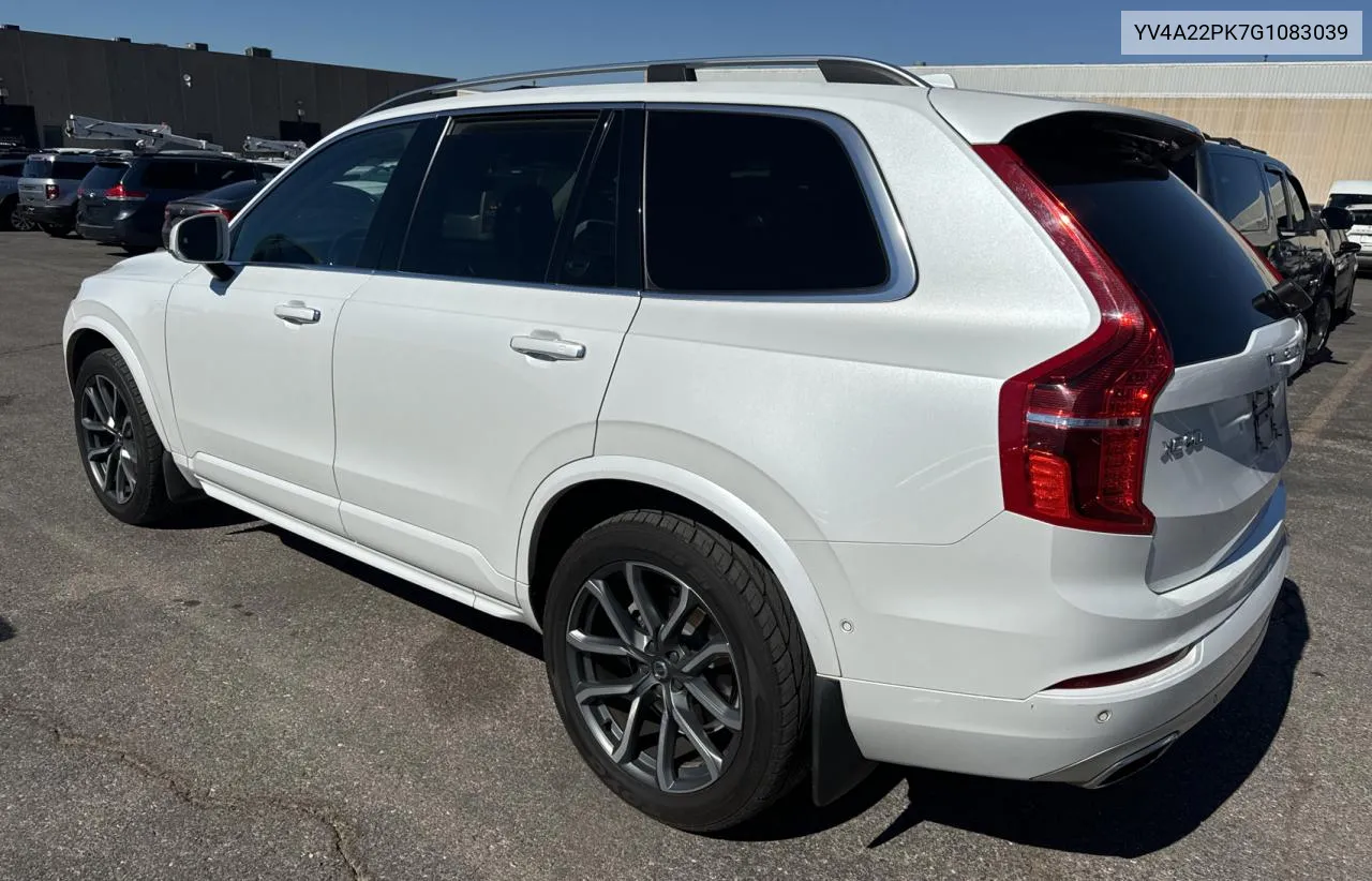 2016 Volvo Xc90 T6 VIN: YV4A22PK7G1083039 Lot: 76766984