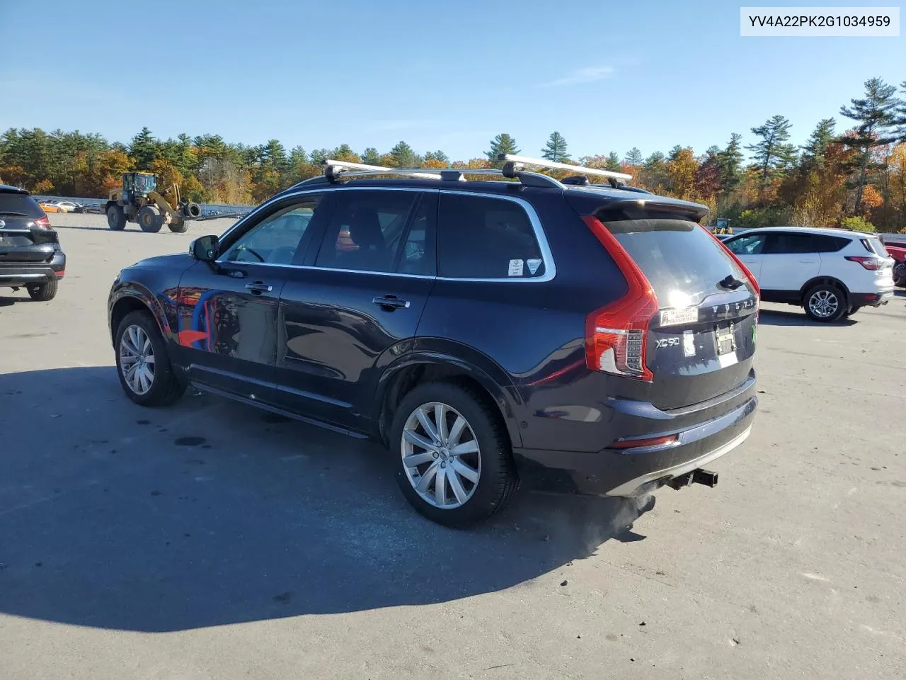 2016 Volvo Xc90 T6 VIN: YV4A22PK2G1034959 Lot: 76926144