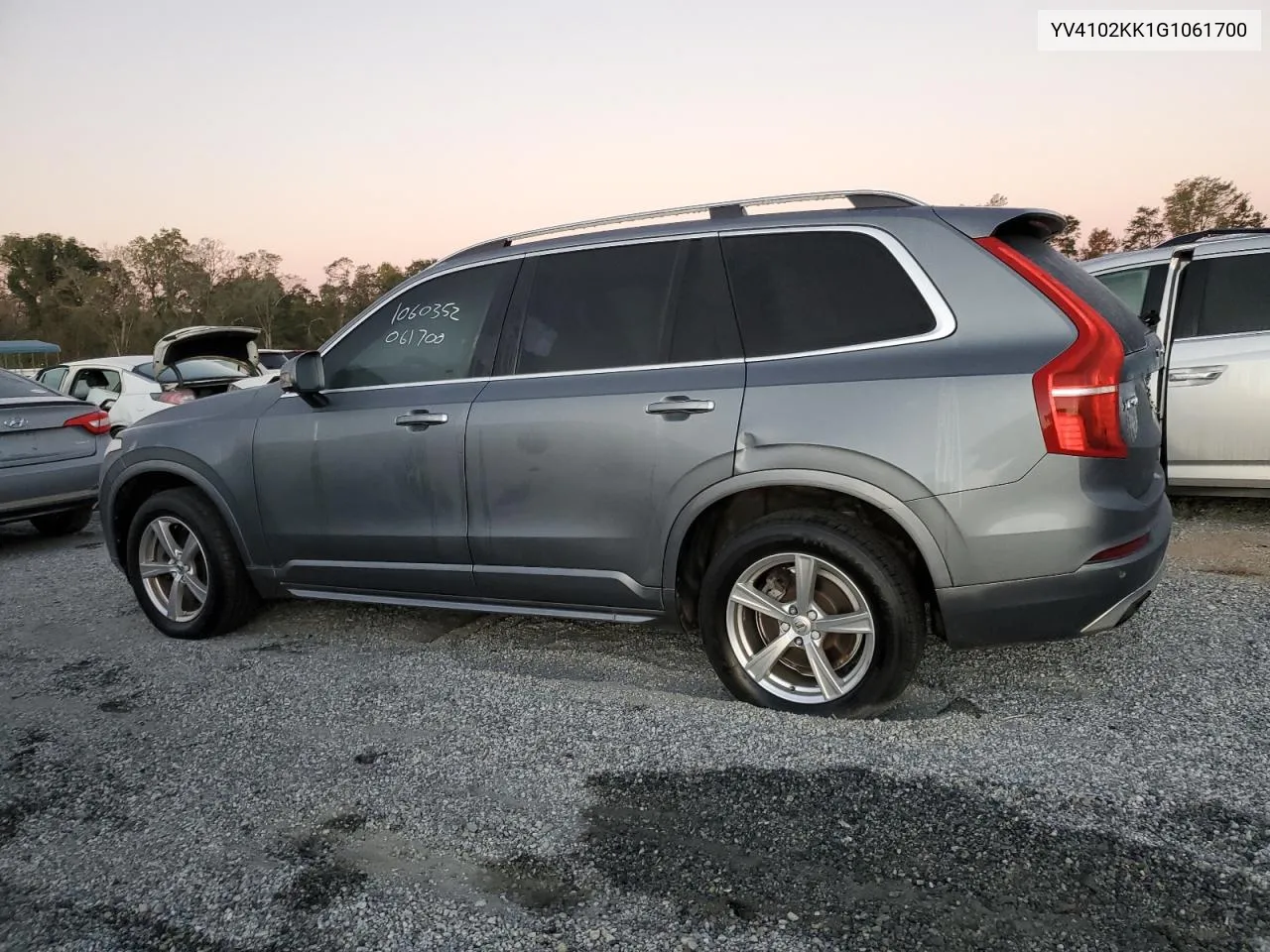 2016 Volvo Xc90 T5 VIN: YV4102KK1G1061700 Lot: 77102594