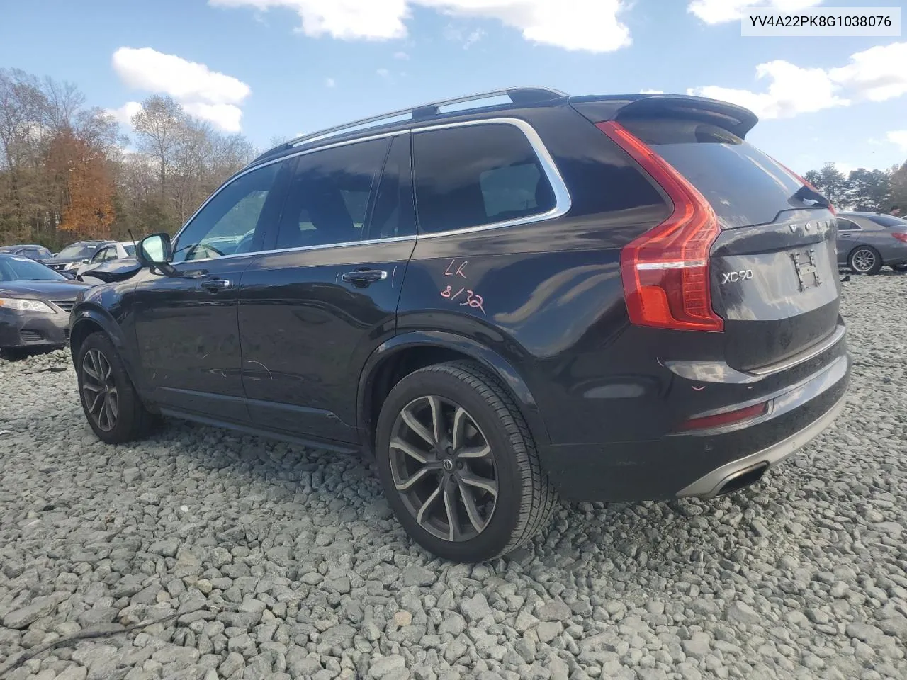 2016 Volvo Xc90 T6 VIN: YV4A22PK8G1038076 Lot: 77764624