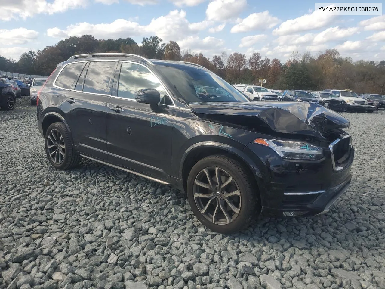 2016 Volvo Xc90 T6 VIN: YV4A22PK8G1038076 Lot: 77764624