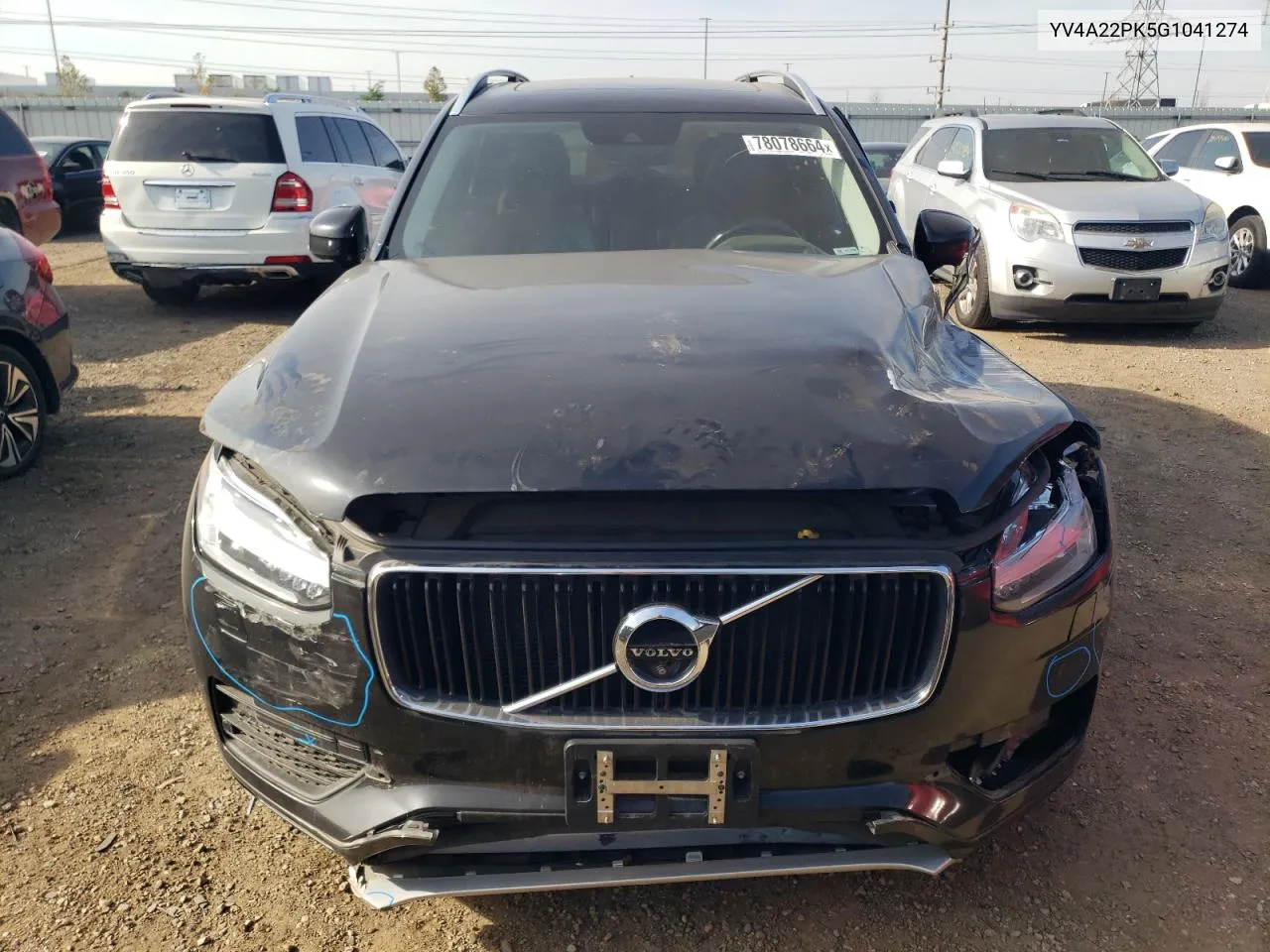 2016 Volvo Xc90 T6 VIN: YV4A22PK5G1041274 Lot: 78078664