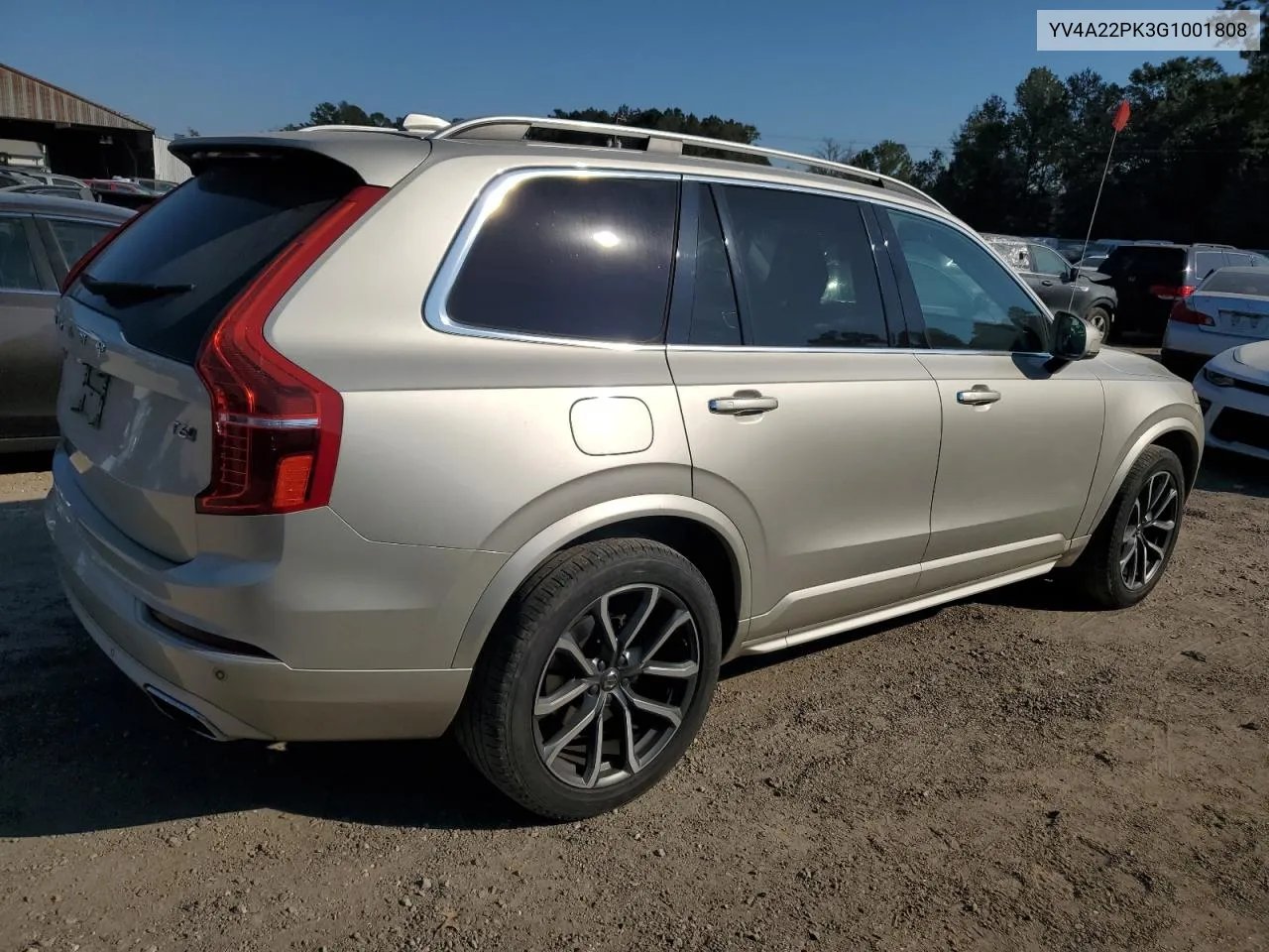 2016 Volvo Xc90 T6 VIN: YV4A22PK3G1001808 Lot: 78087074