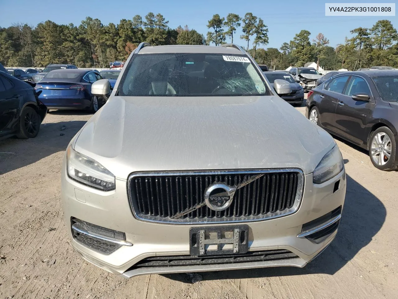 2016 Volvo Xc90 T6 VIN: YV4A22PK3G1001808 Lot: 78087074