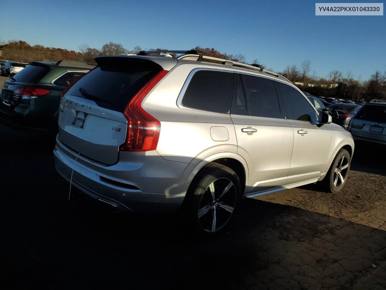 2016 Volvo Xc90 T6 VIN: YV4A22PKXG1043330 Lot: 78151574