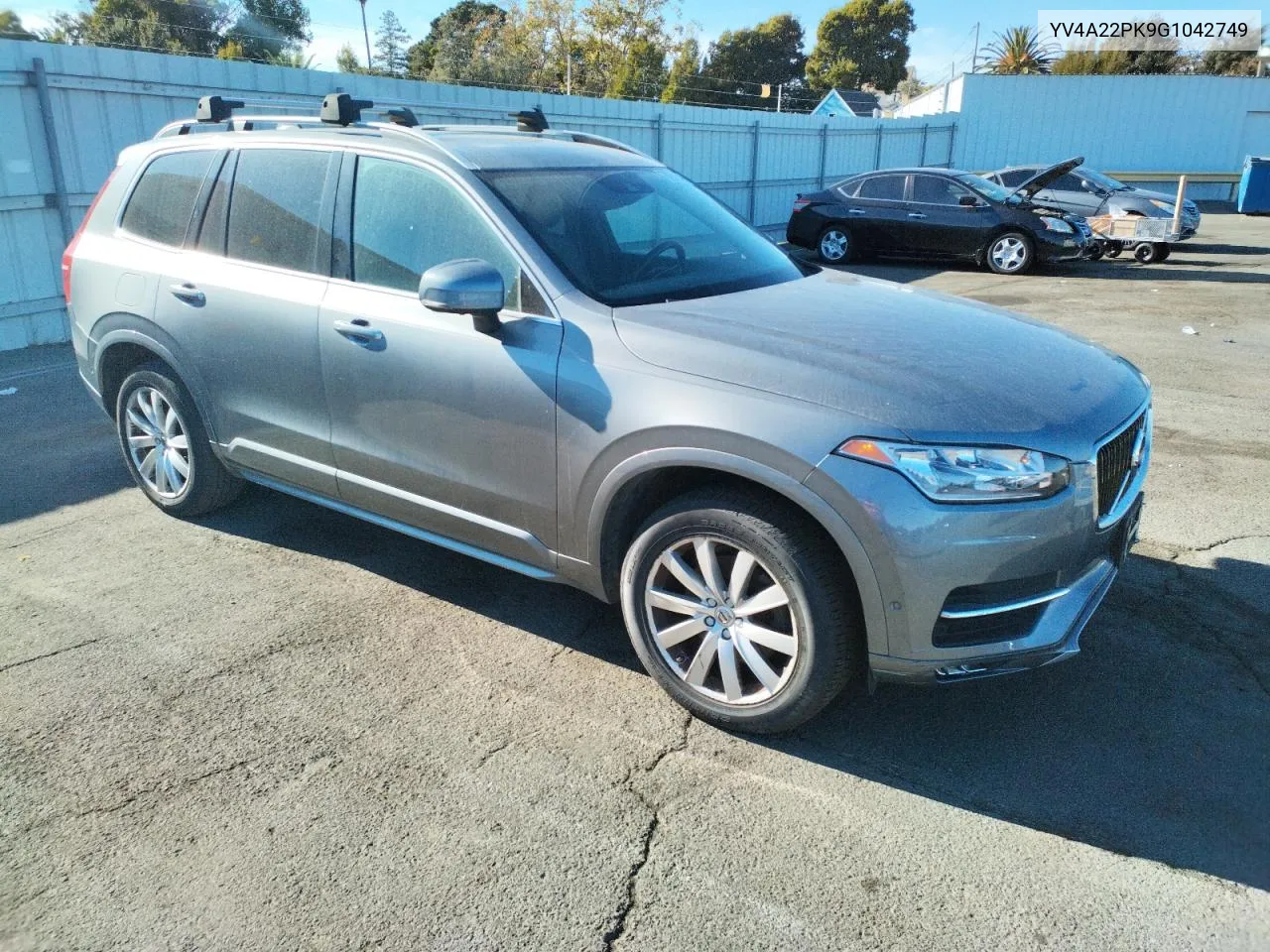 2016 Volvo Xc90 T6 VIN: YV4A22PK9G1042749 Lot: 78225604