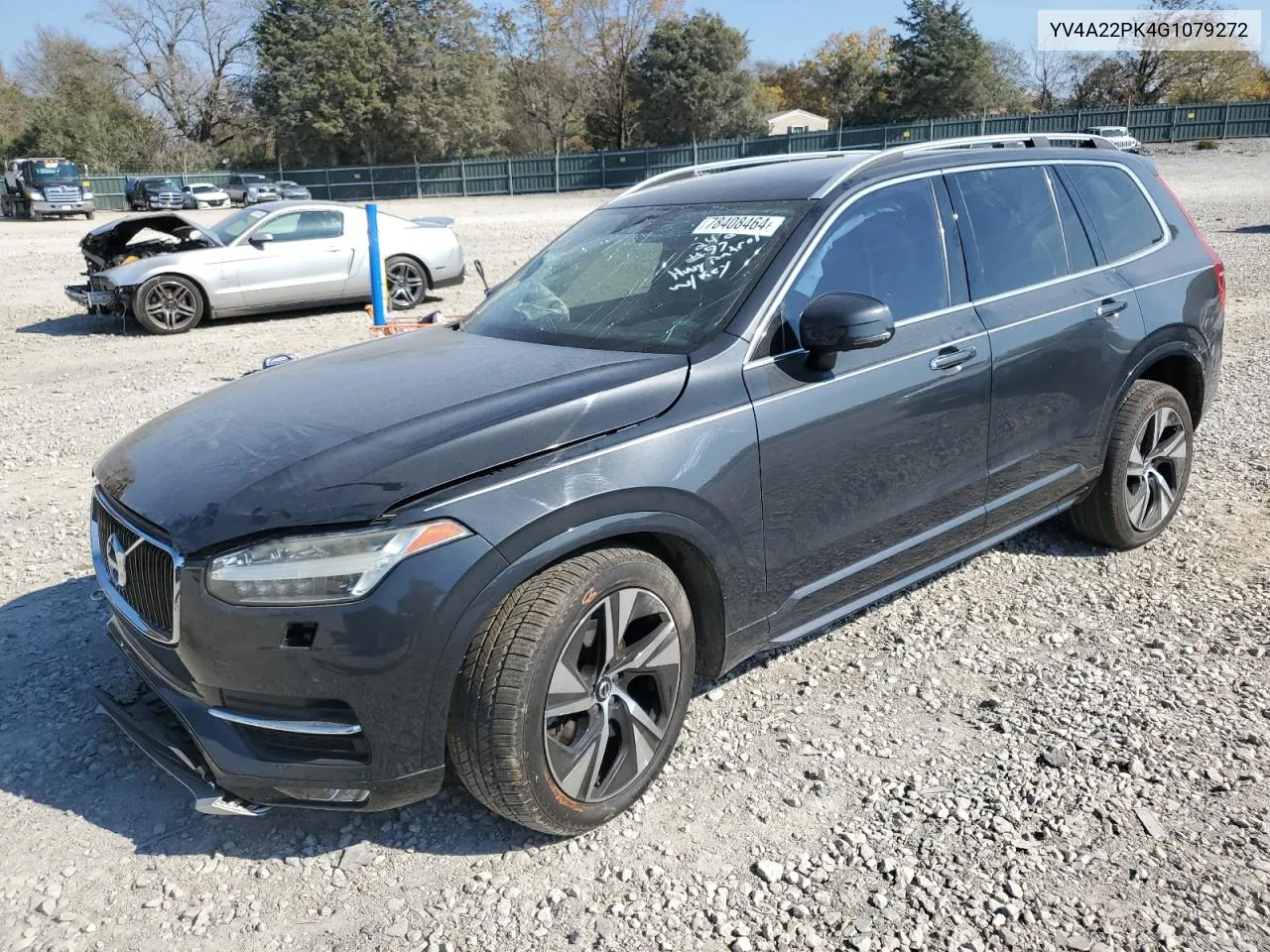 2016 Volvo Xc90 T6 VIN: YV4A22PK4G1079272 Lot: 78408464