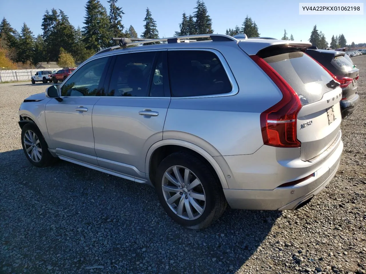 2016 Volvo Xc90 T6 VIN: YV4A22PKXG1062198 Lot: 78886584