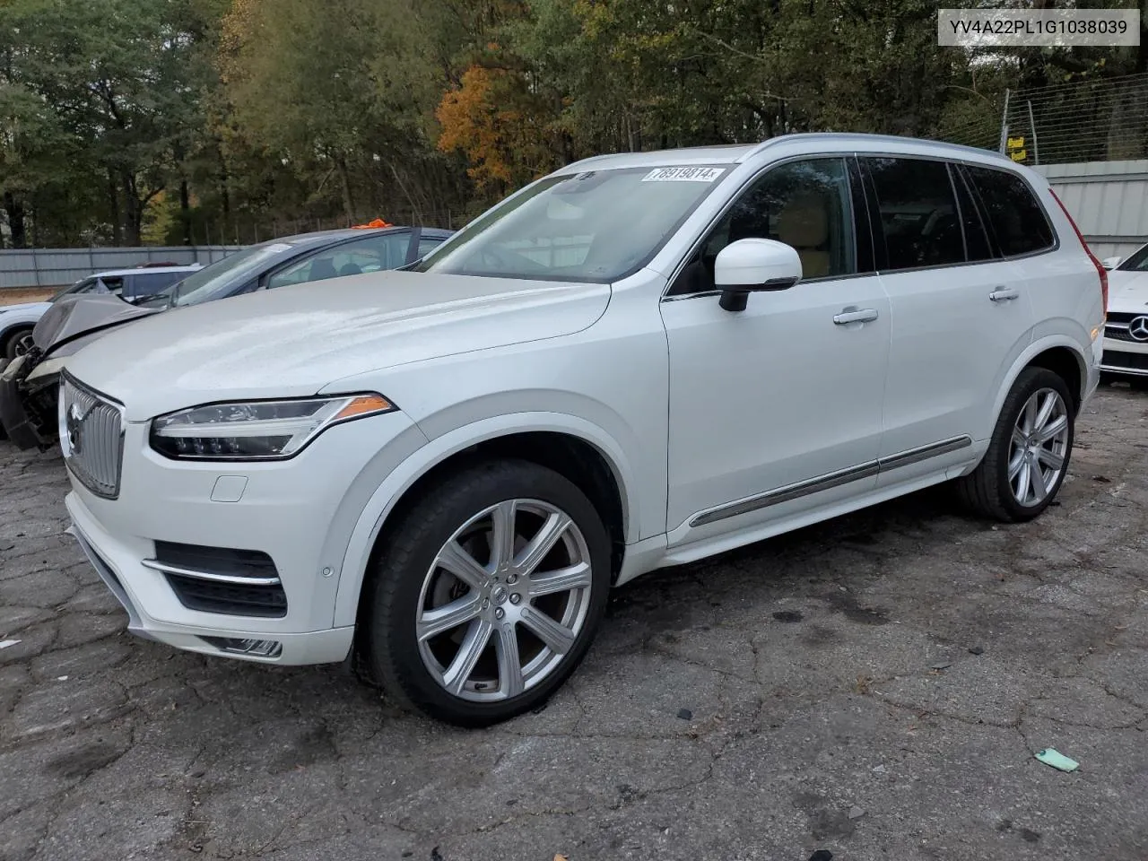 2016 Volvo Xc90 T6 VIN: YV4A22PL1G1038039 Lot: 78919814