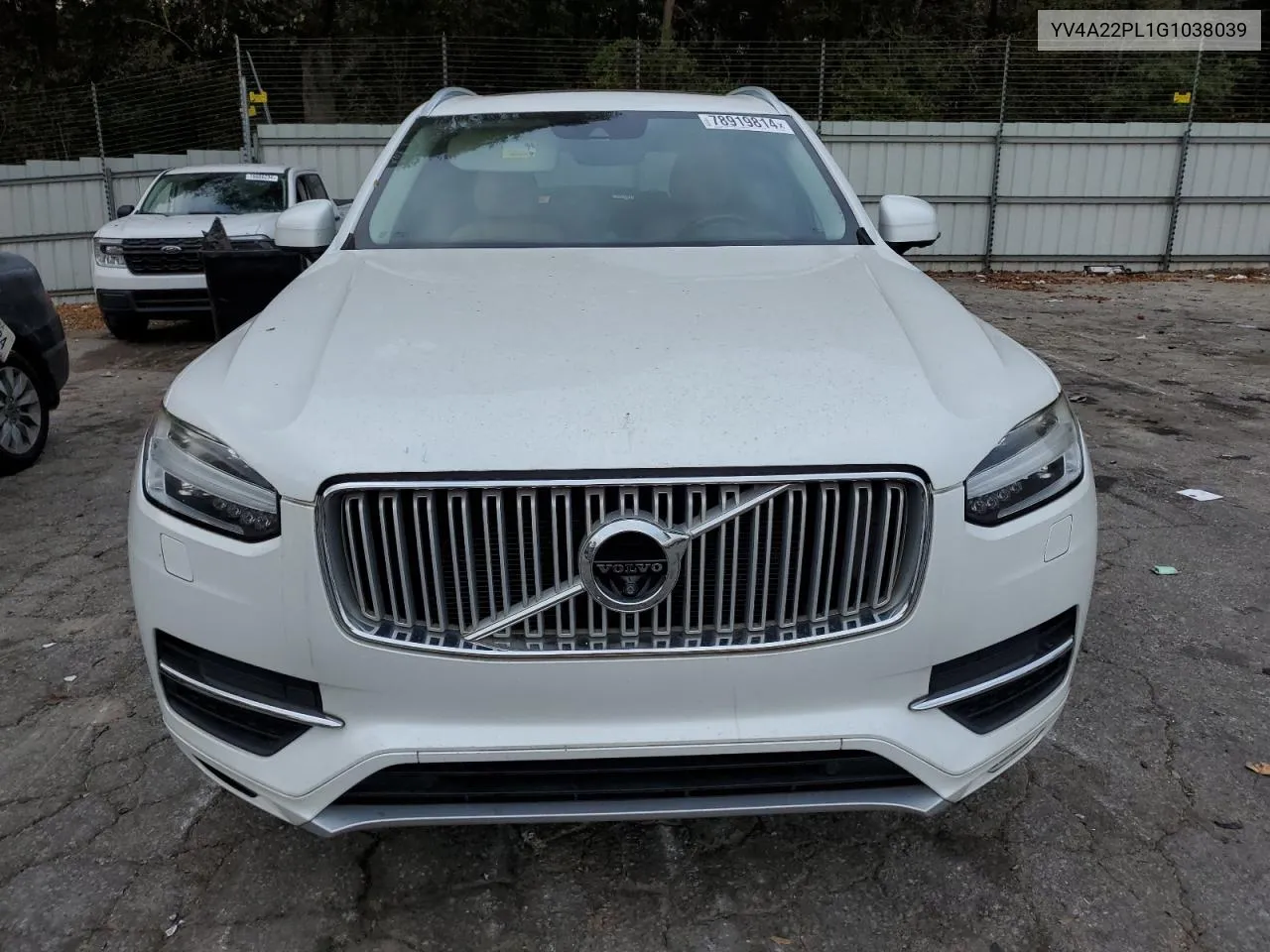 2016 Volvo Xc90 T6 VIN: YV4A22PL1G1038039 Lot: 78919814