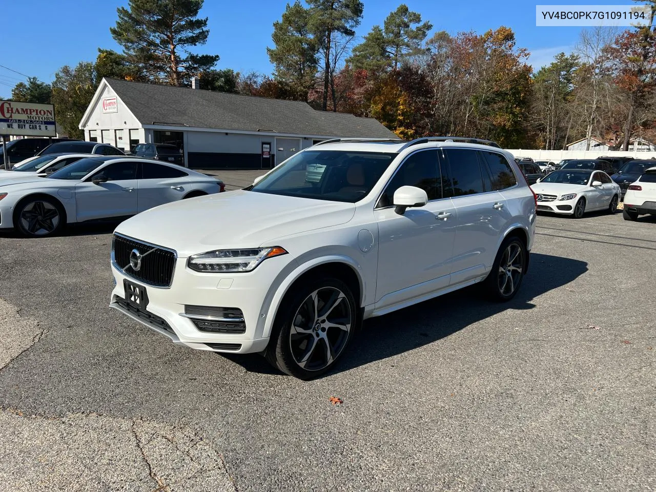 YV4BC0PK7G1091194 2016 Volvo Xc90 T8