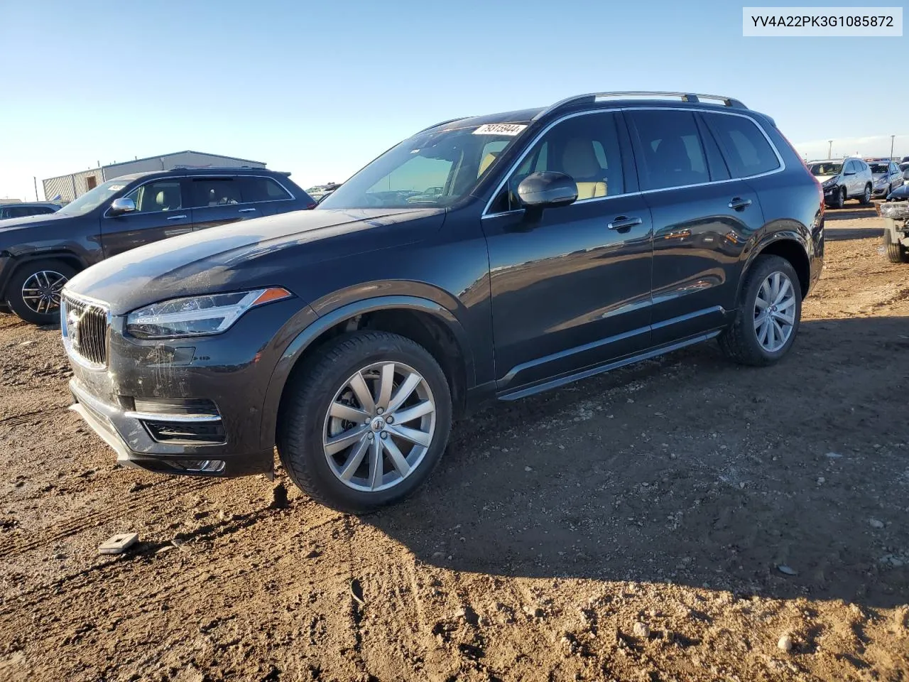 2016 Volvo Xc90 T6 VIN: YV4A22PK3G1085872 Lot: 79315944