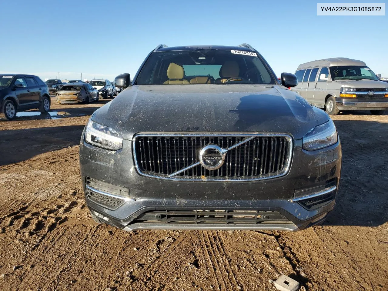 2016 Volvo Xc90 T6 VIN: YV4A22PK3G1085872 Lot: 79315944