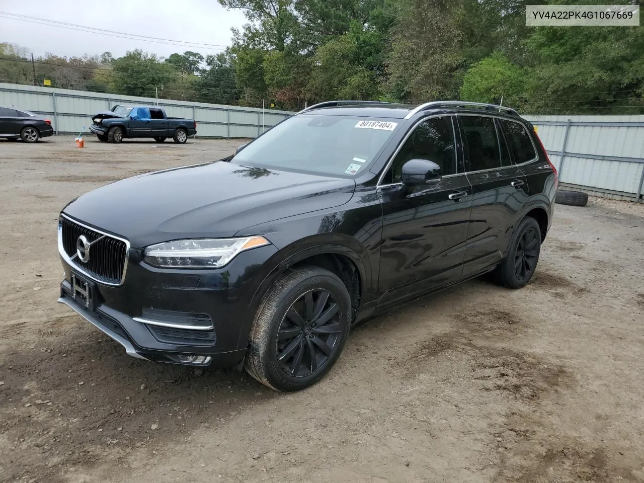 2016 Volvo Xc90 T6 VIN: YV4A22PK4G1067669 Lot: 80187404