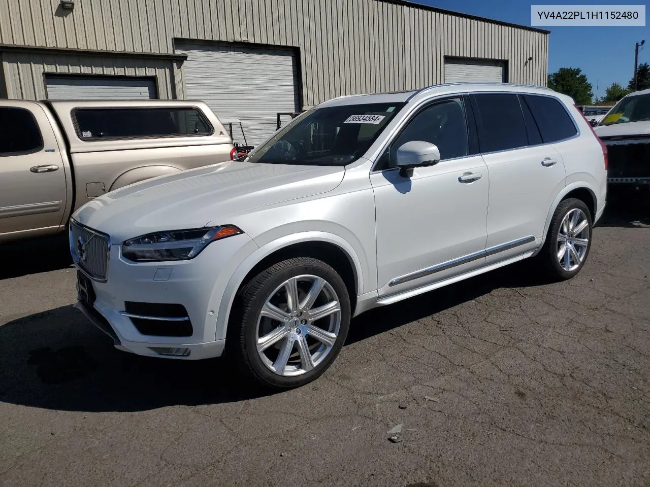 YV4A22PL1H1152480 2017 Volvo Xc90 T6