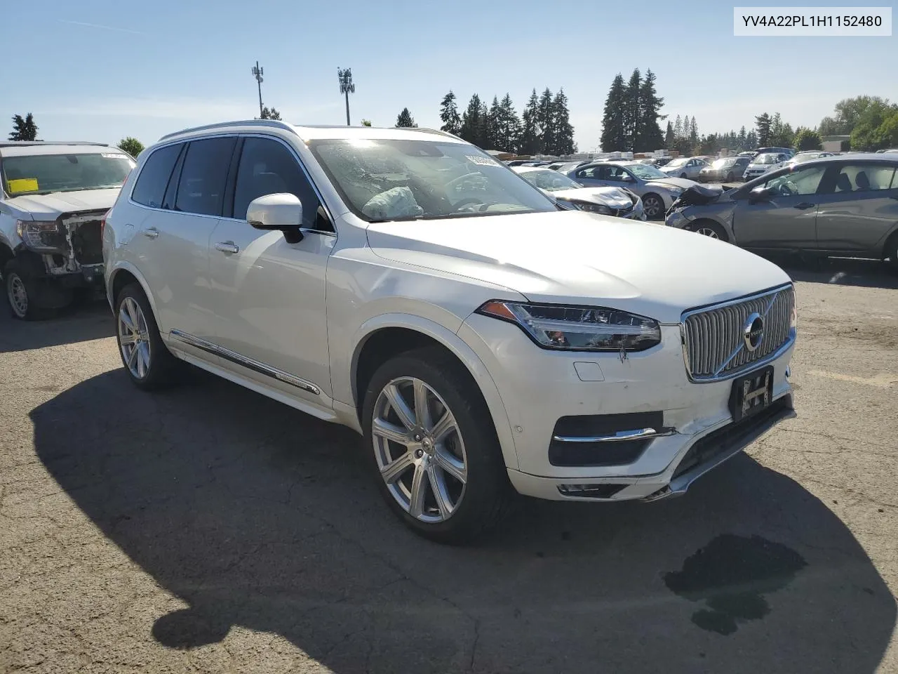 YV4A22PL1H1152480 2017 Volvo Xc90 T6