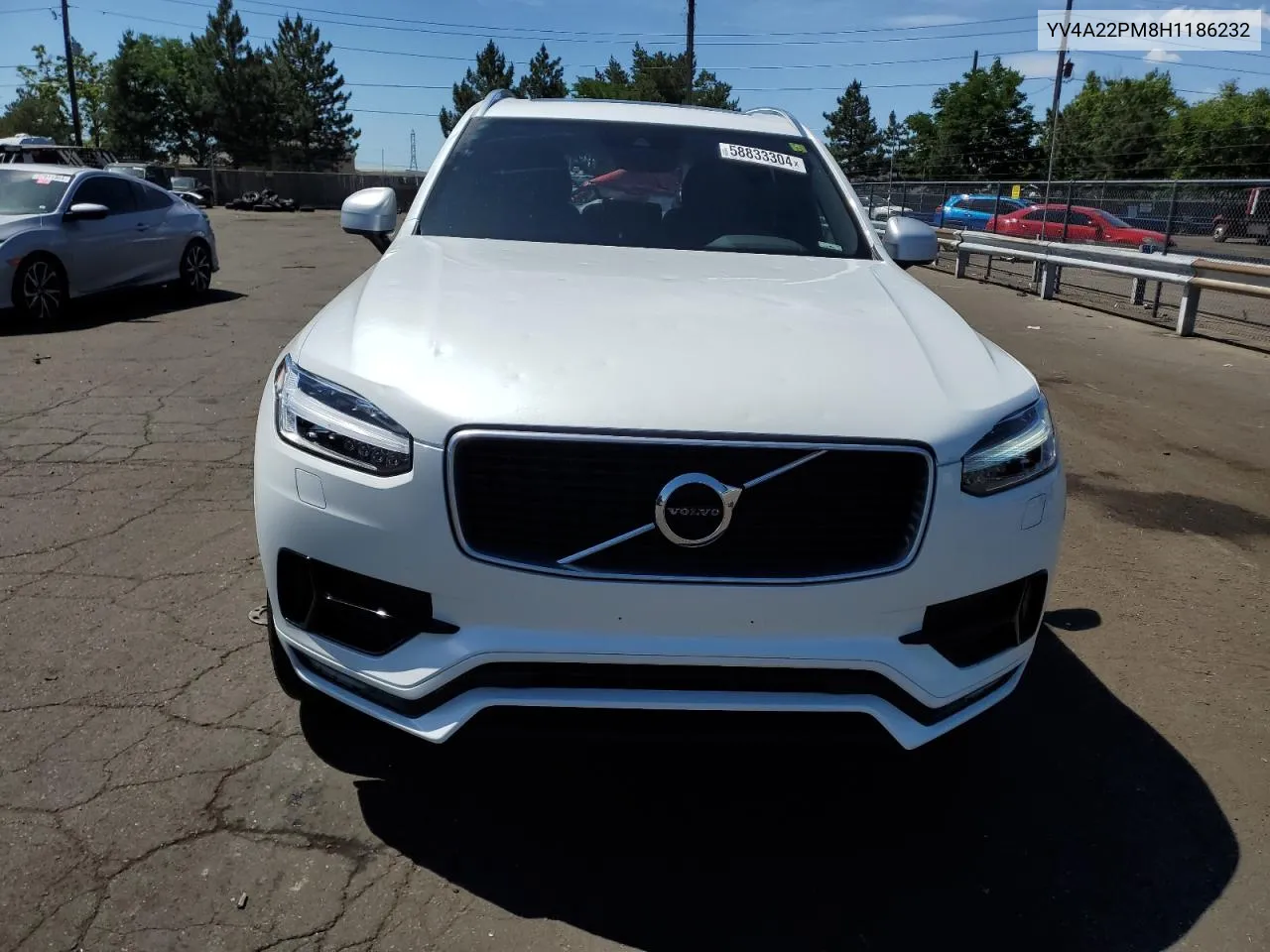 2017 Volvo Xc90 T6 VIN: YV4A22PM8H1186232 Lot: 58833304