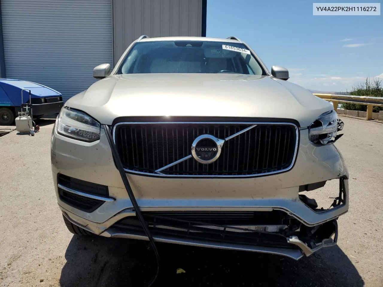 2017 Volvo Xc90 T6 VIN: YV4A22PK2H1116272 Lot: 61853634