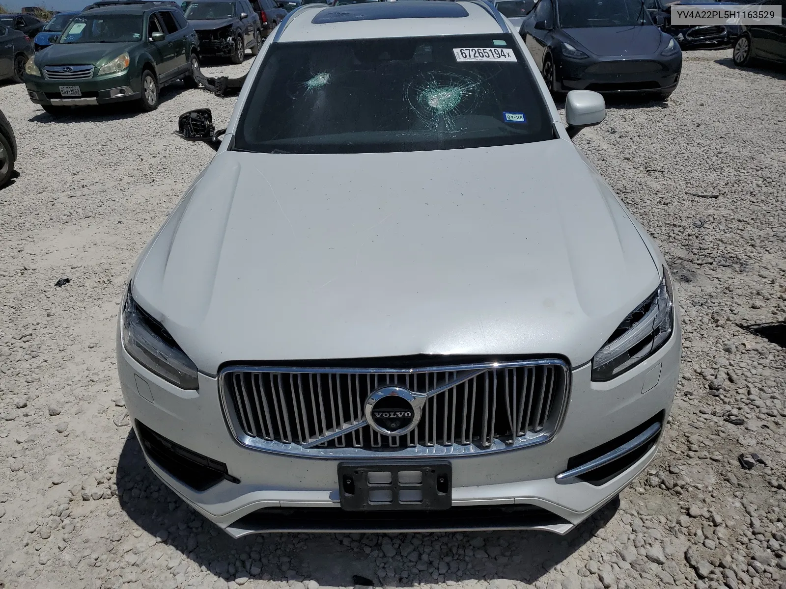 2017 Volvo Xc90 T6 VIN: YV4A22PL5H1163529 Lot: 67265194