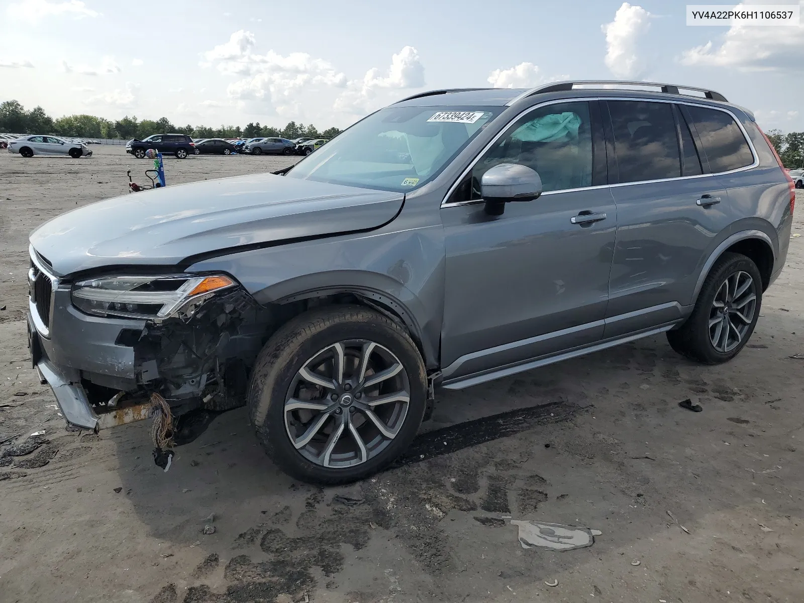 2017 Volvo Xc90 T6 VIN: YV4A22PK6H1106537 Lot: 67942994