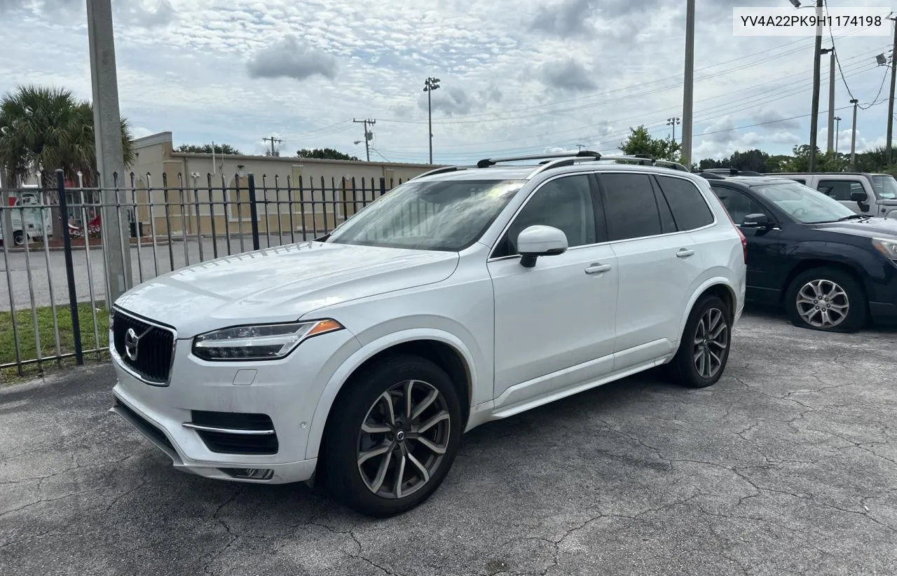 YV4A22PK9H1174198 2017 Volvo Xc90 T6