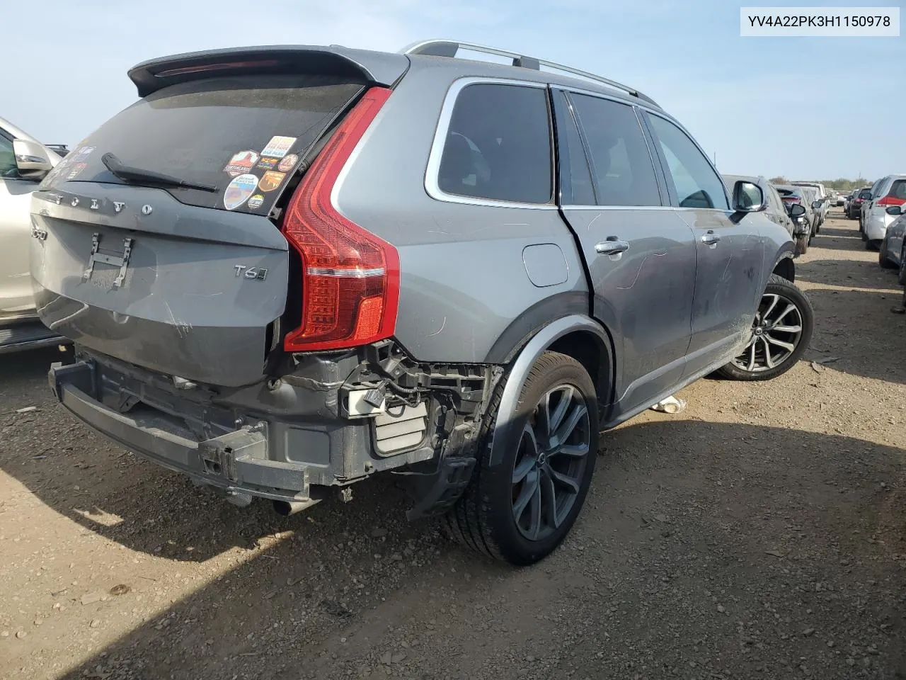 2017 Volvo Xc90 T6 VIN: YV4A22PK3H1150978 Lot: 75315994