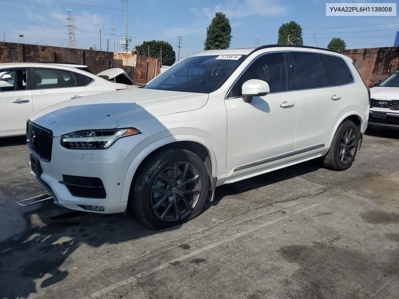 2017 Volvo Xc90 T6 VIN: YV4A22PL6H1138008 Lot: 75733874