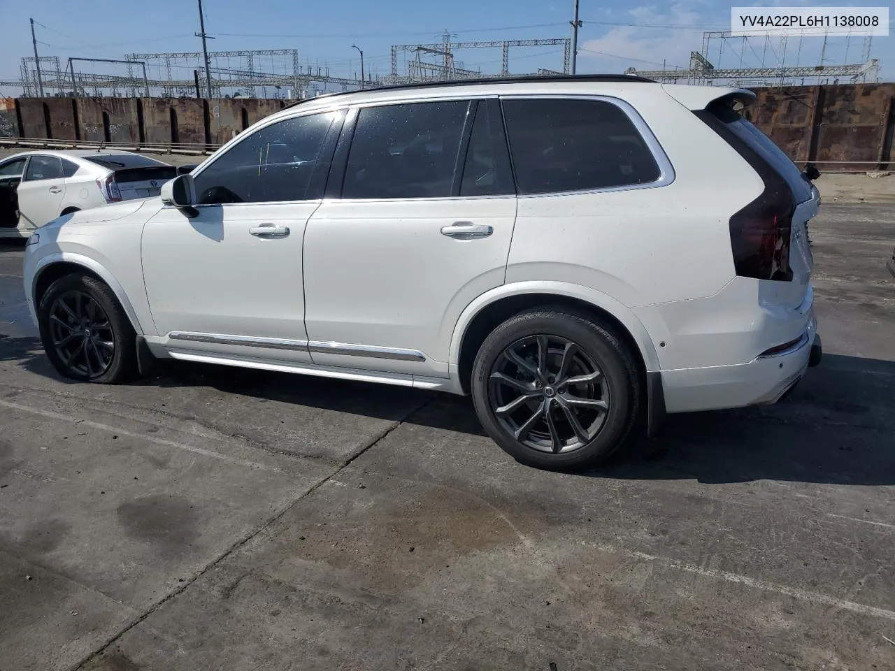 2017 Volvo Xc90 T6 VIN: YV4A22PL6H1138008 Lot: 75733874