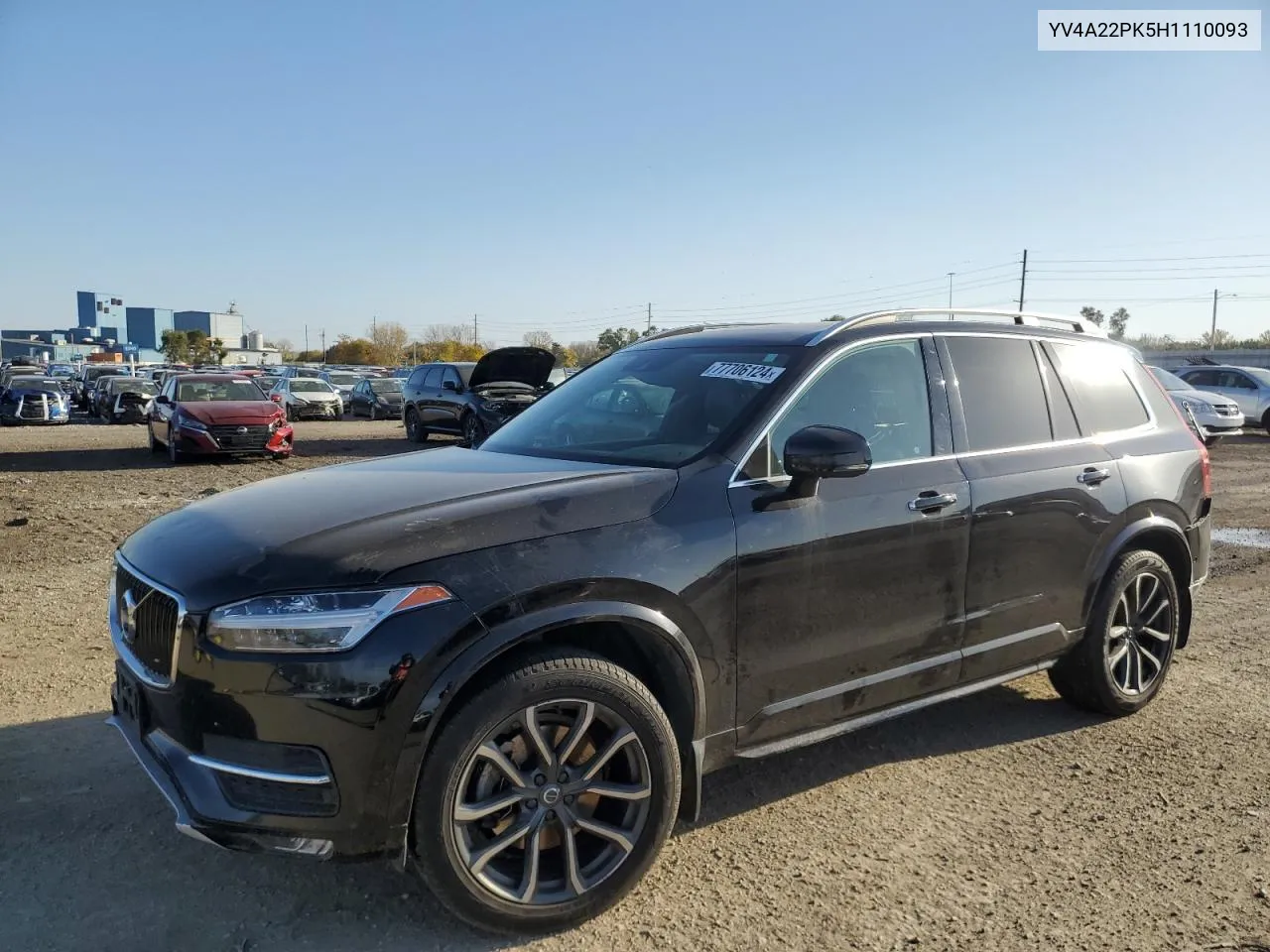 2017 Volvo Xc90 T6 VIN: YV4A22PK5H1110093 Lot: 77706124