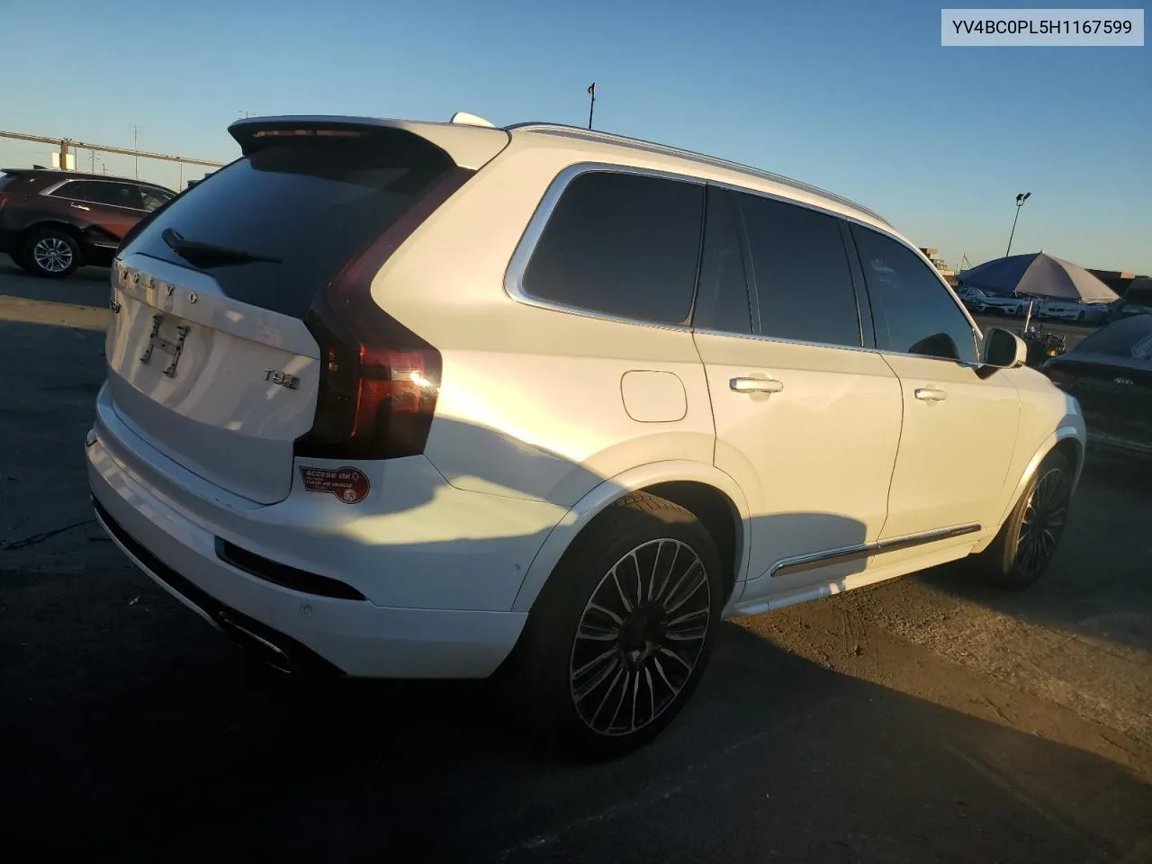 2017 Volvo Xc90 T8 VIN: YV4BC0PL5H1167599 Lot: 80701044