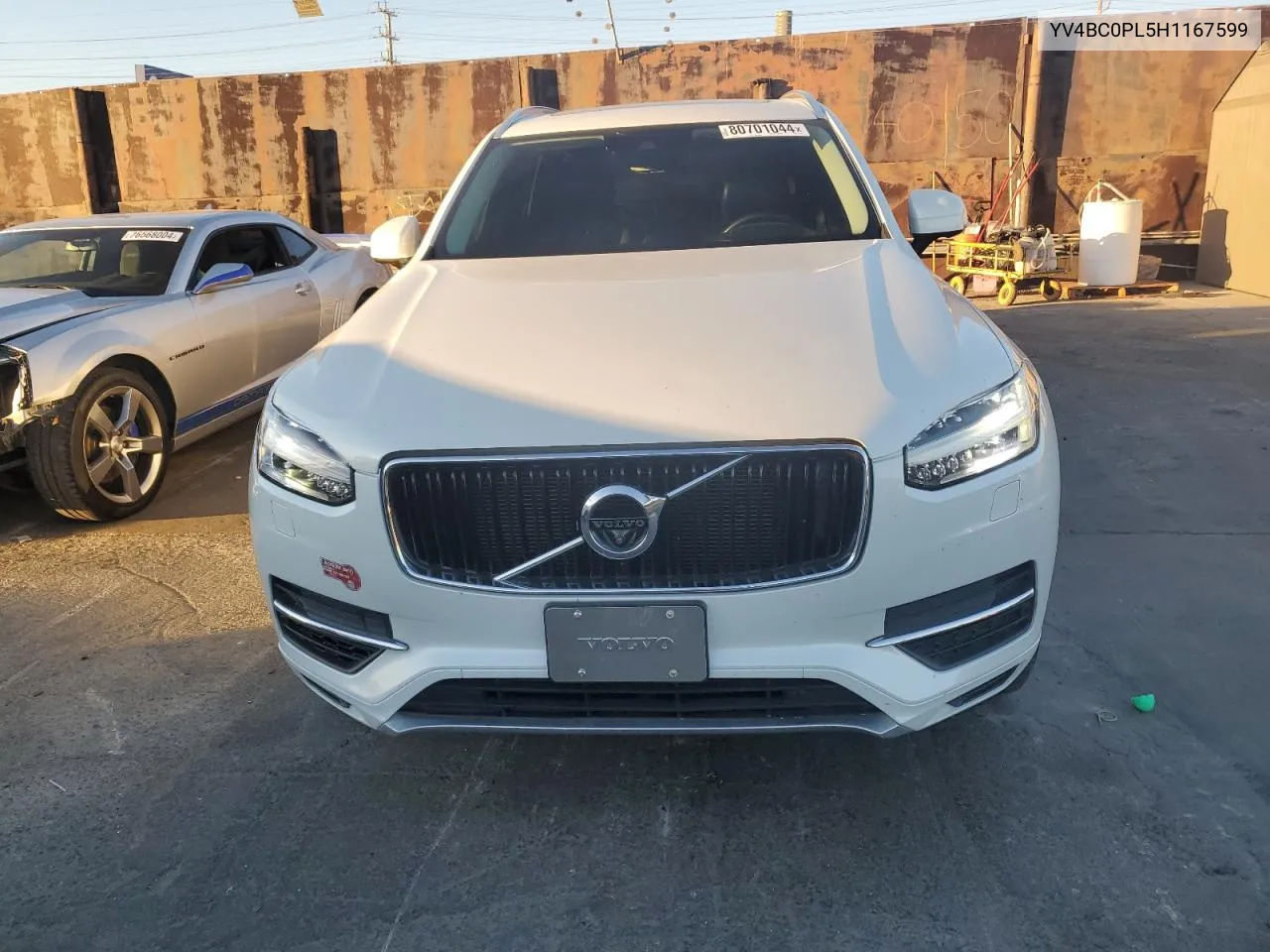 2017 Volvo Xc90 T8 VIN: YV4BC0PL5H1167599 Lot: 80701044