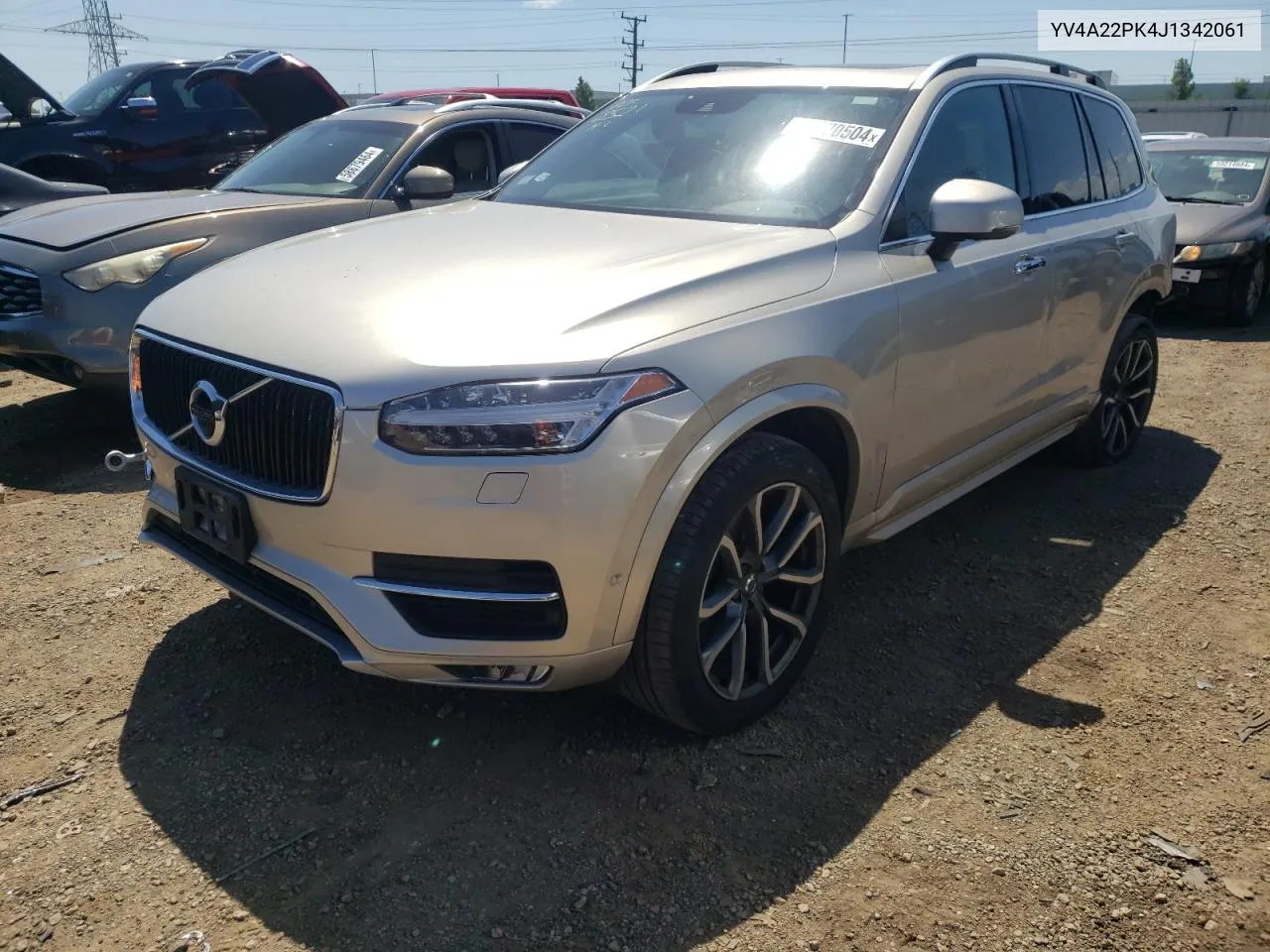 2018 Volvo Xc90 T6 VIN: YV4A22PK4J1342061 Lot: 59270504