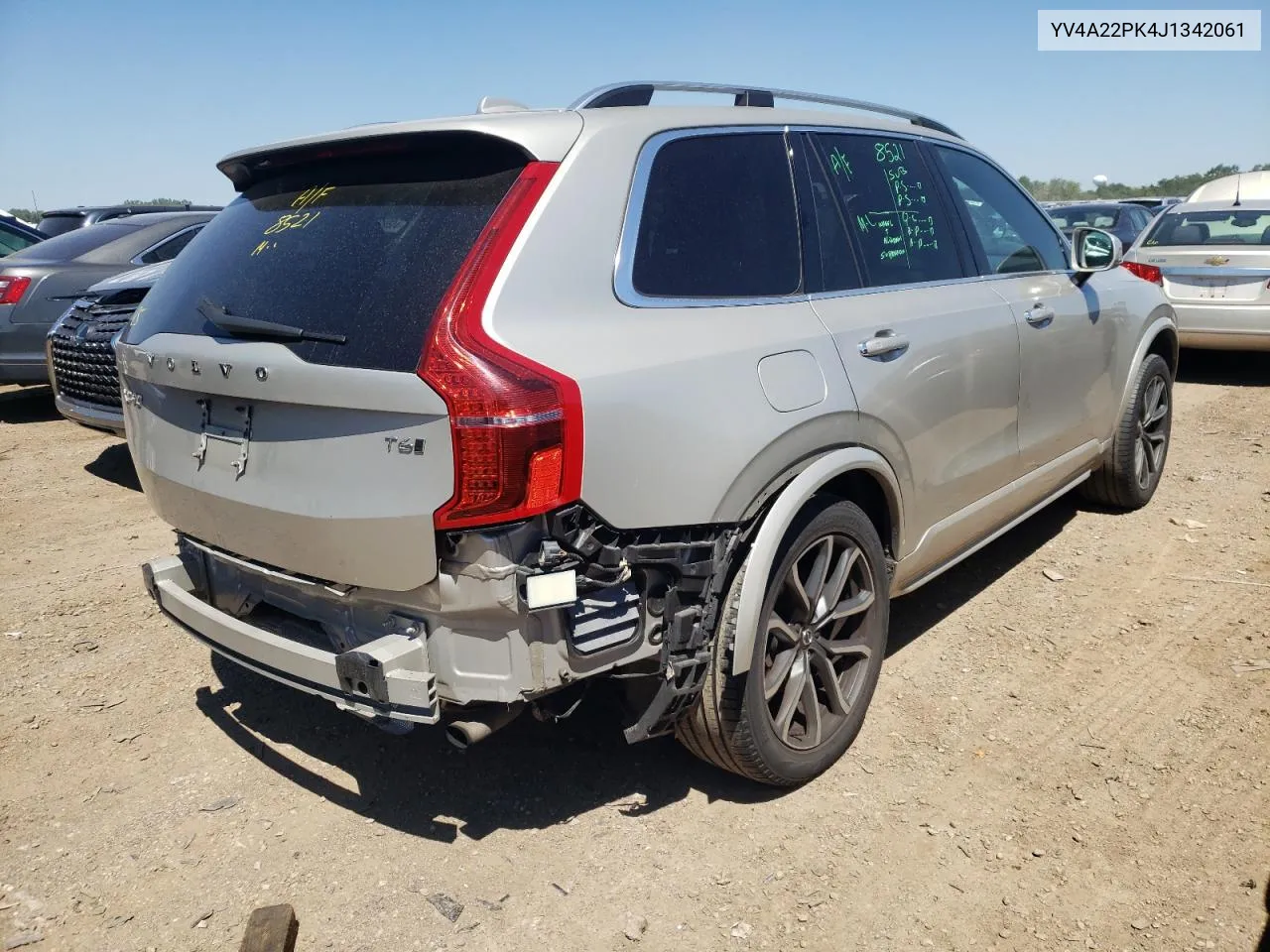 2018 Volvo Xc90 T6 VIN: YV4A22PK4J1342061 Lot: 59270504