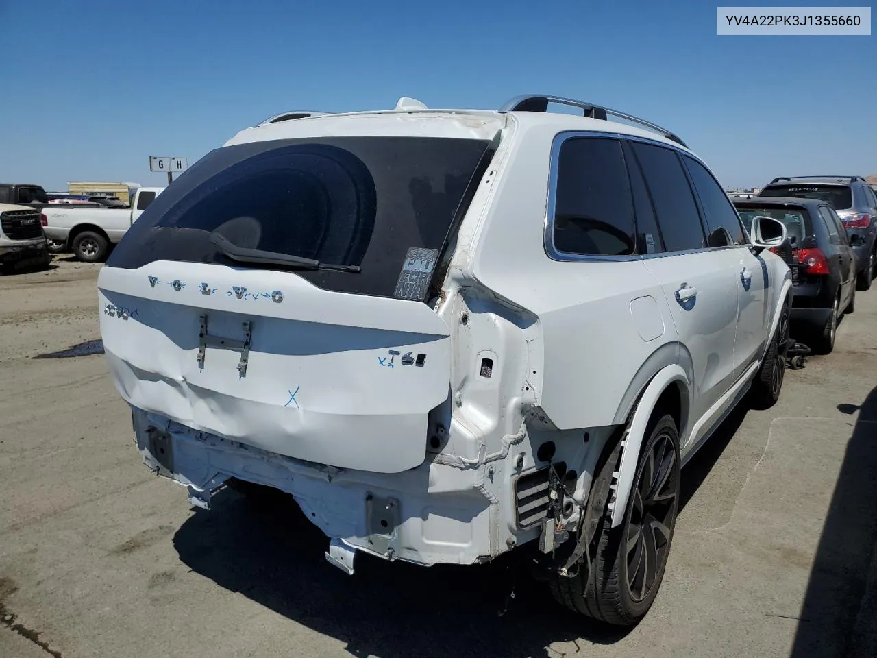 YV4A22PK3J1355660 2018 Volvo Xc90 T6