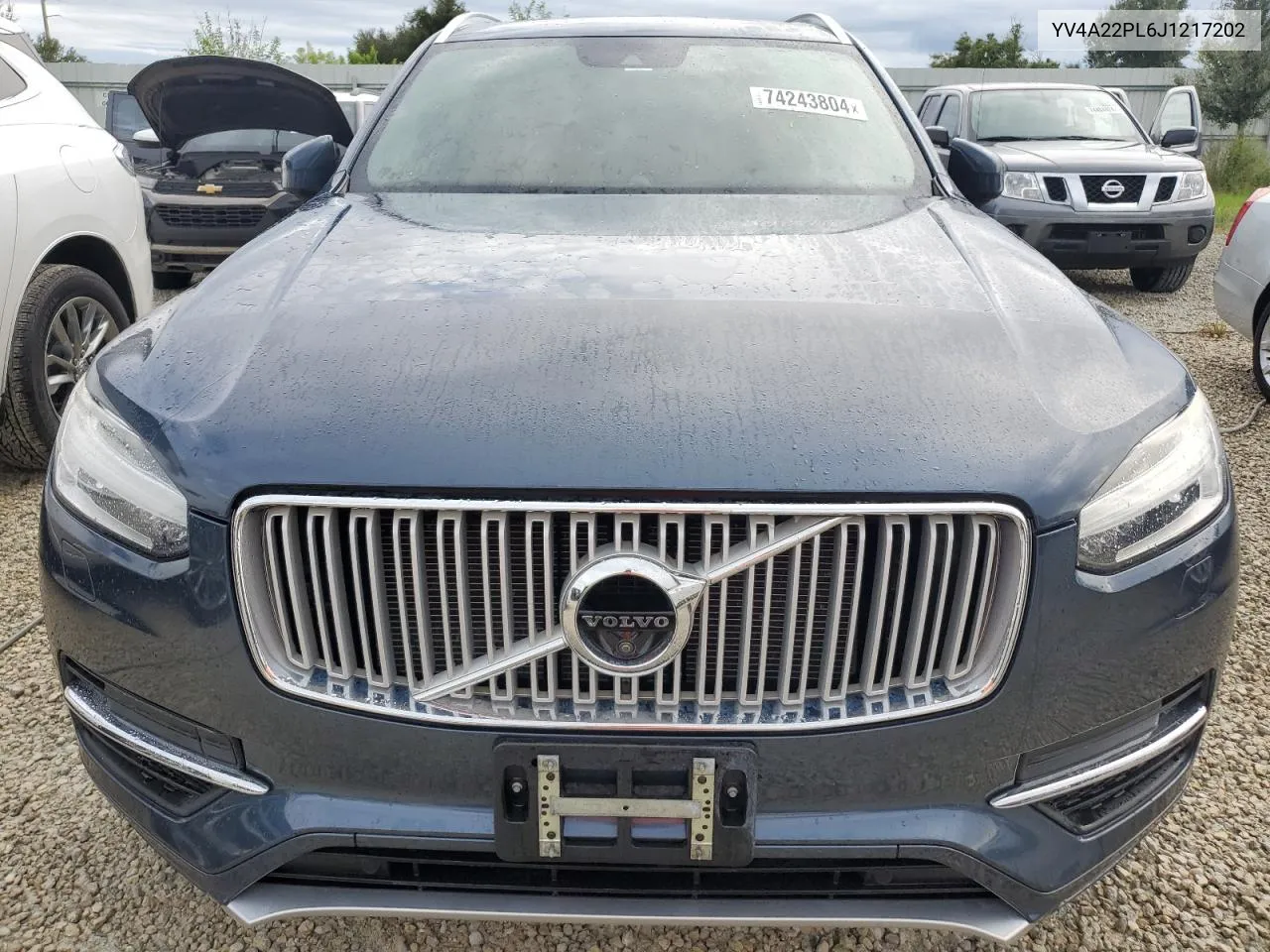 2018 Volvo Xc90 T6 VIN: YV4A22PL6J1217202 Lot: 74243804