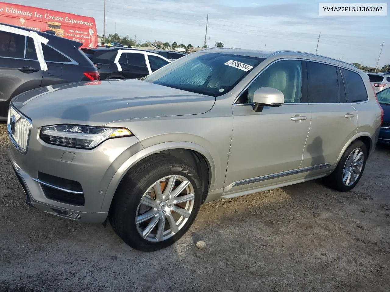 2018 Volvo Xc90 T6 VIN: YV4A22PL5J1365762 Lot: 74956704