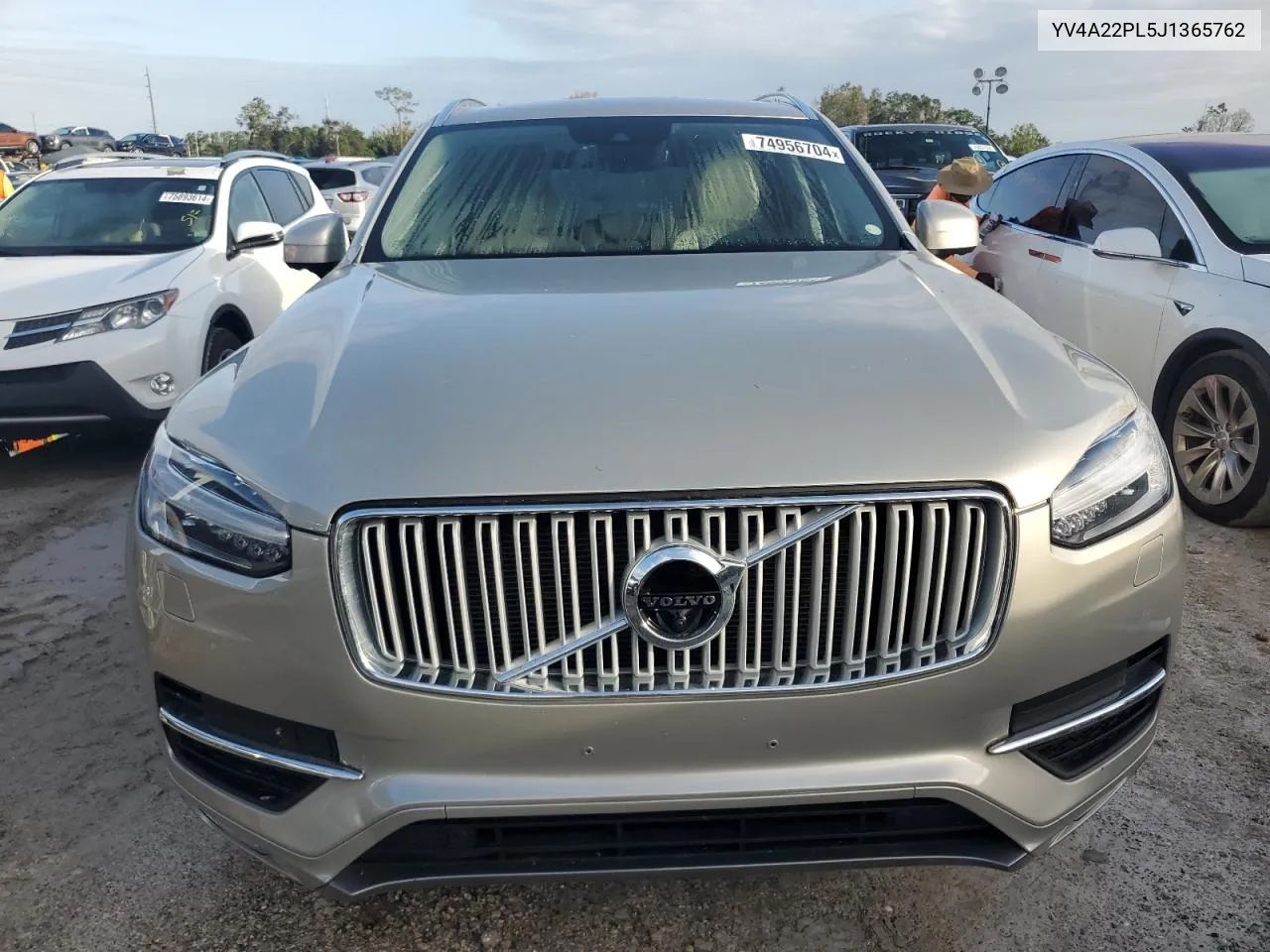 2018 Volvo Xc90 T6 VIN: YV4A22PL5J1365762 Lot: 74956704