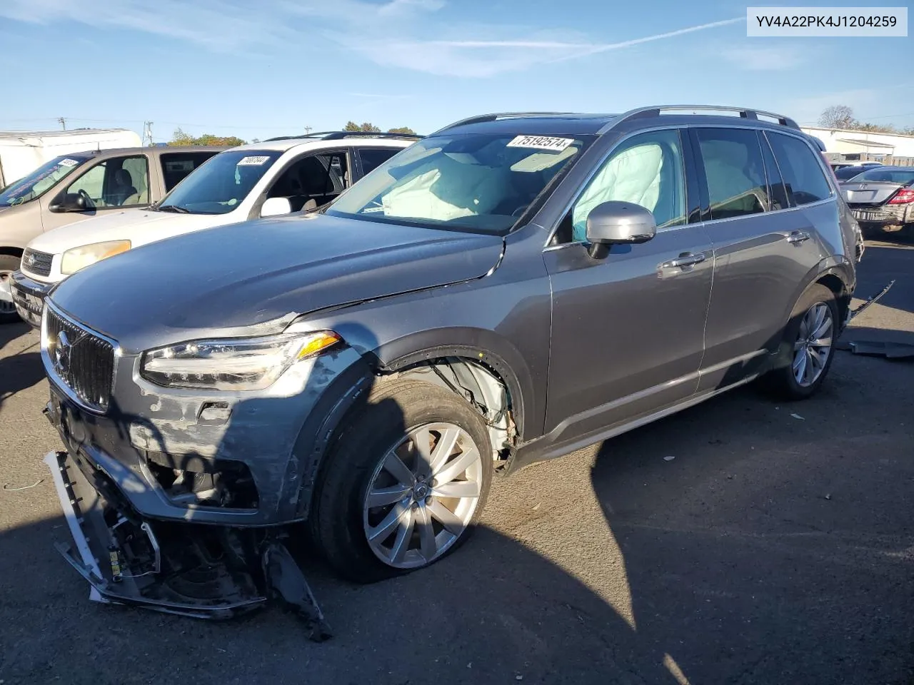 2018 Volvo Xc90 T6 VIN: YV4A22PK4J1204259 Lot: 75192574