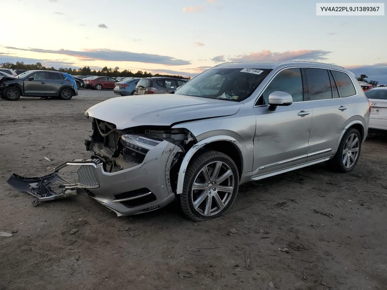 2018 Volvo Xc90 T6 VIN: YV4A22PL9J1389367 Lot: 76021944