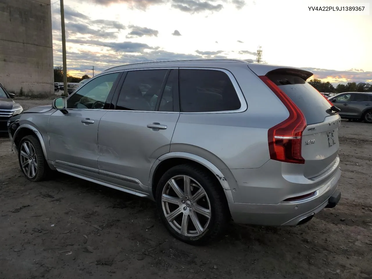 2018 Volvo Xc90 T6 VIN: YV4A22PL9J1389367 Lot: 76021944