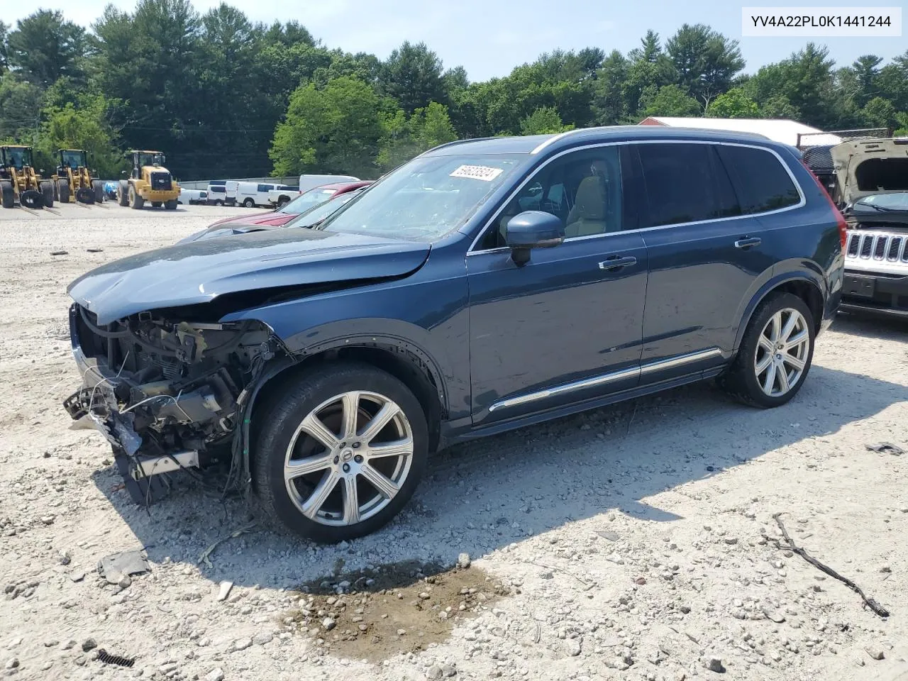 2019 Volvo Xc90 T6 Inscription VIN: YV4A22PL0K1441244 Lot: 59623524