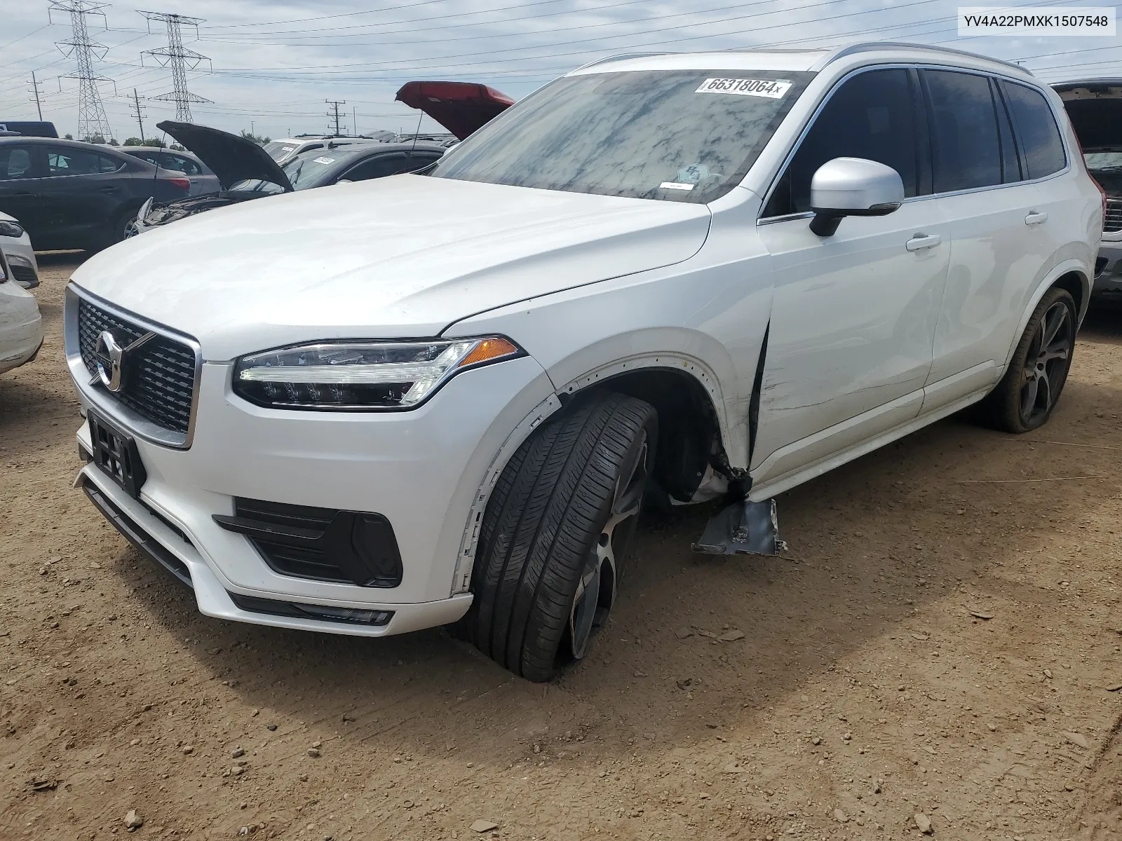 YV4A22PMXK1507548 2019 Volvo Xc90 T6 R-Design